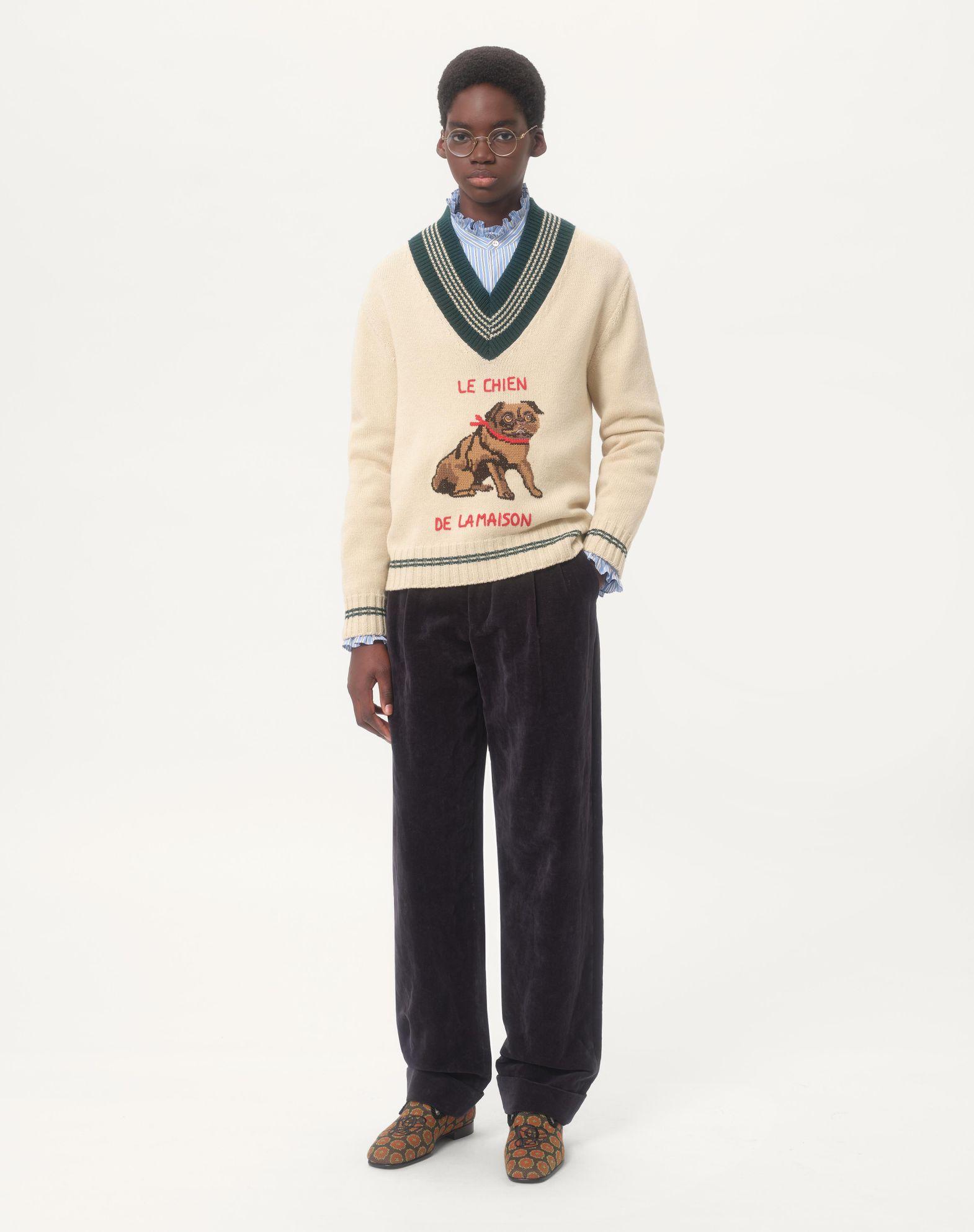 Washed Cotton-Linen Velvet Pants Product Image