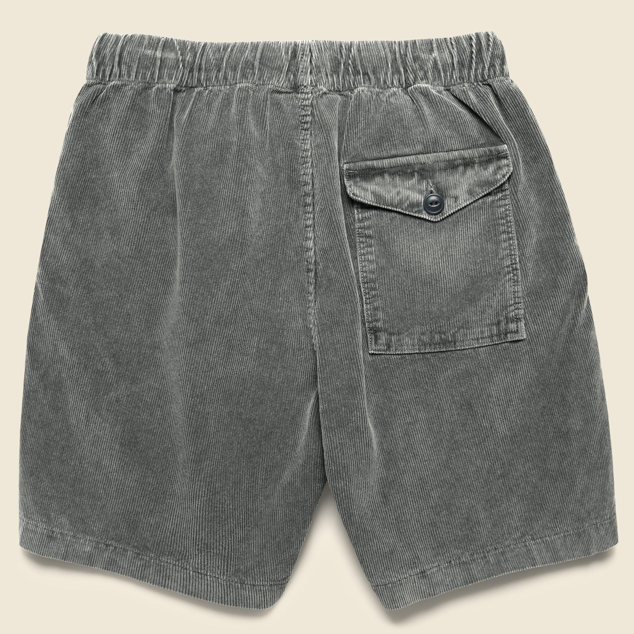 6" Corduroy Easy Short - Black Product Image