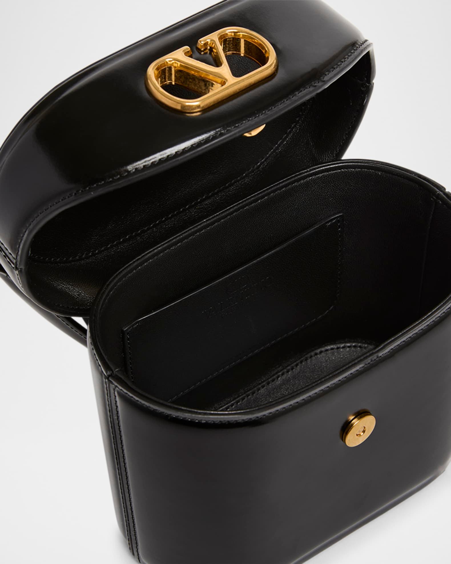 Vain Vanity Bucket Leather Crossbody Bag Product Image