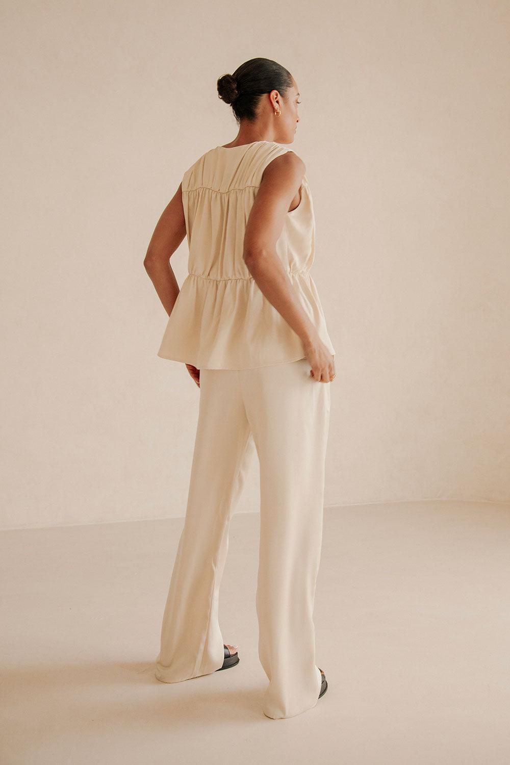 Juliette Pants - Beige Product Image