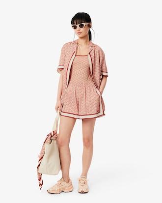 Fluid Monogram Print Shorts Product Image