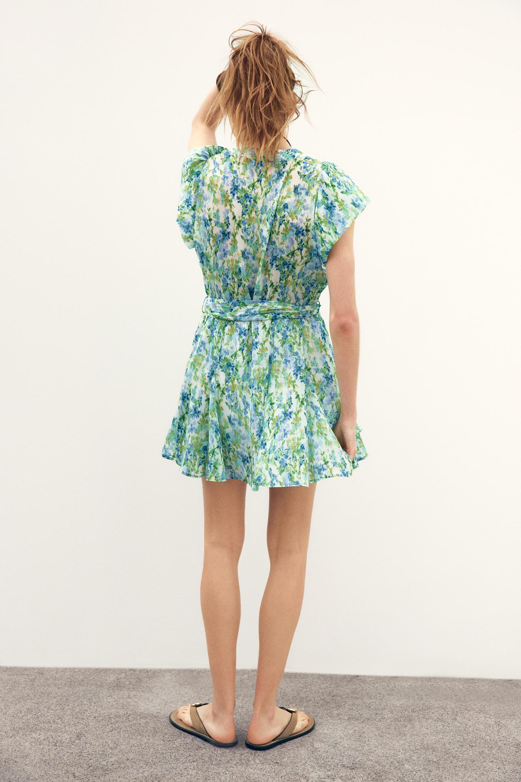 PRINTED MINI DRESS Product Image