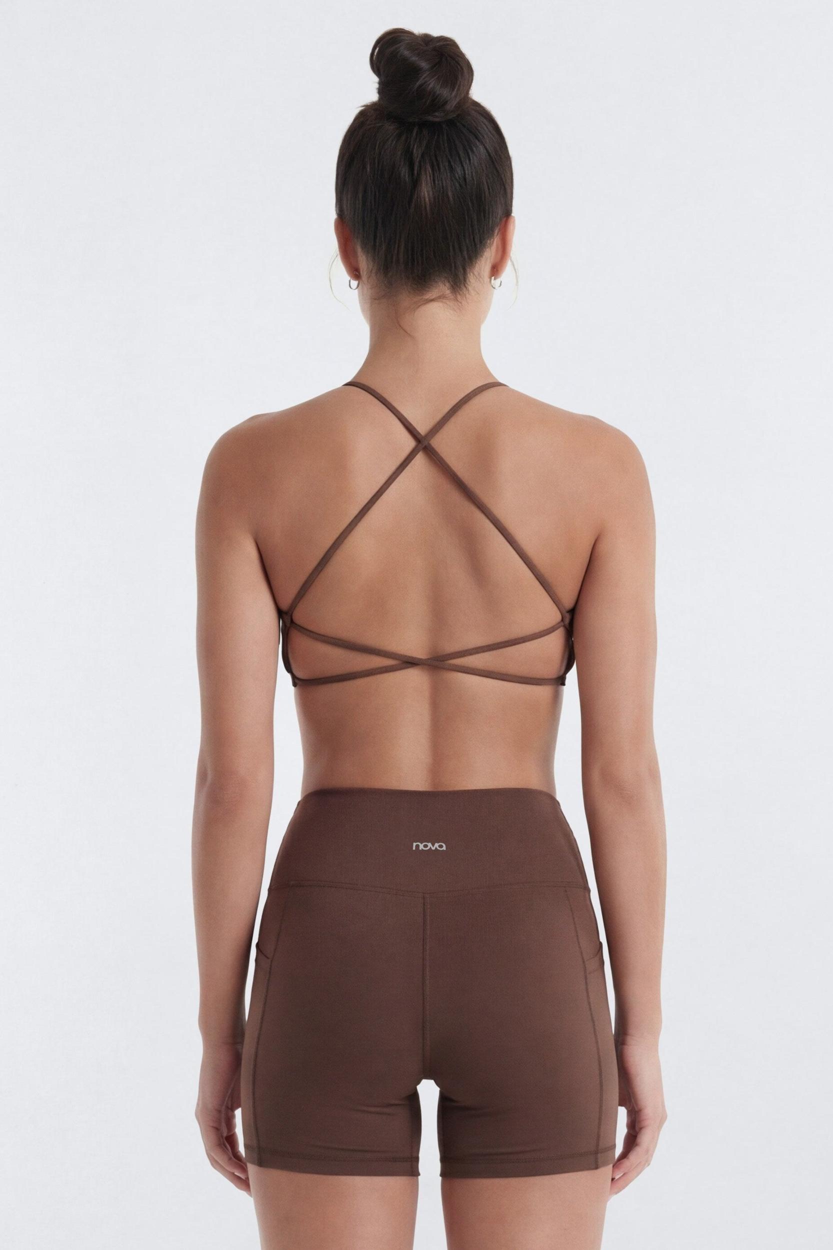 CloudForm™ 25″ Invisible Scrunch Legging - Brown Female Product Image
