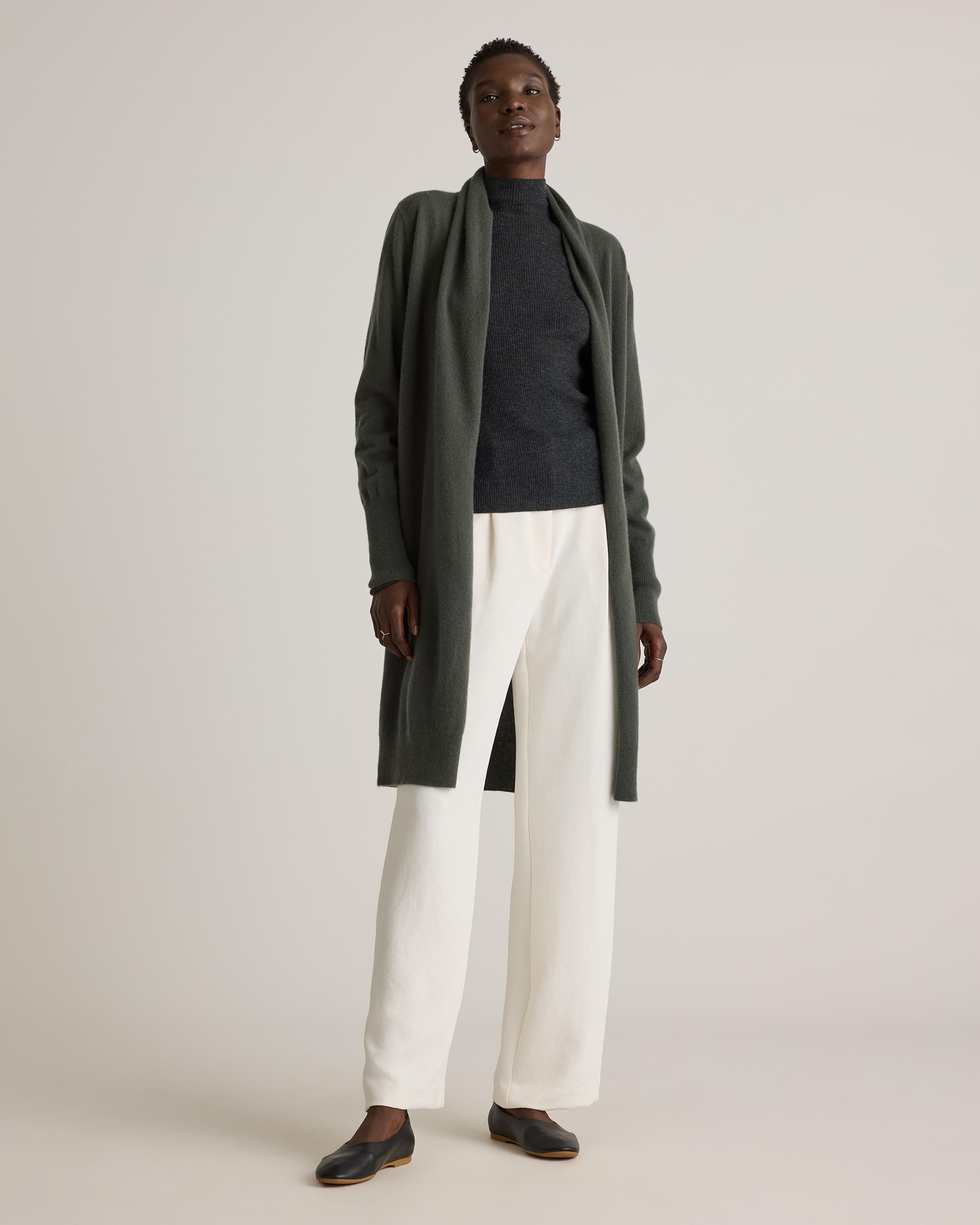 Quince | Women's Mongolian Cashmere Duster Cardigan Sweater Size XS Product Image