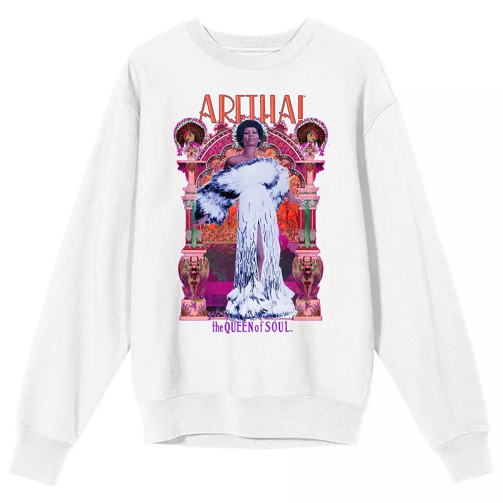 Men's Bioworld Aretha Franklin Queen of Soul Poster Long Sleeve Graphic Tee,  Product Image