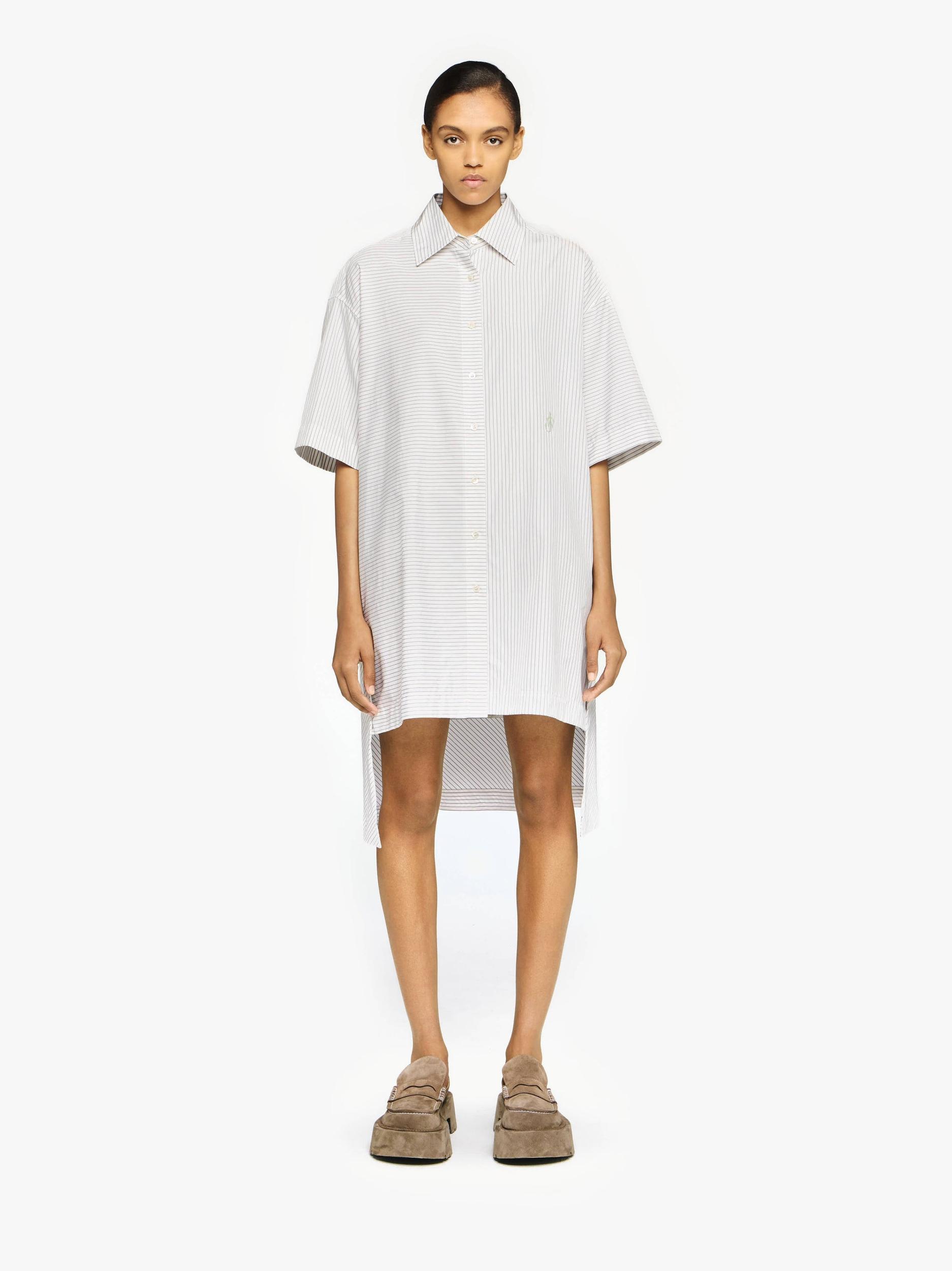 STEPPED HEM SHIRT DRESS Product Image