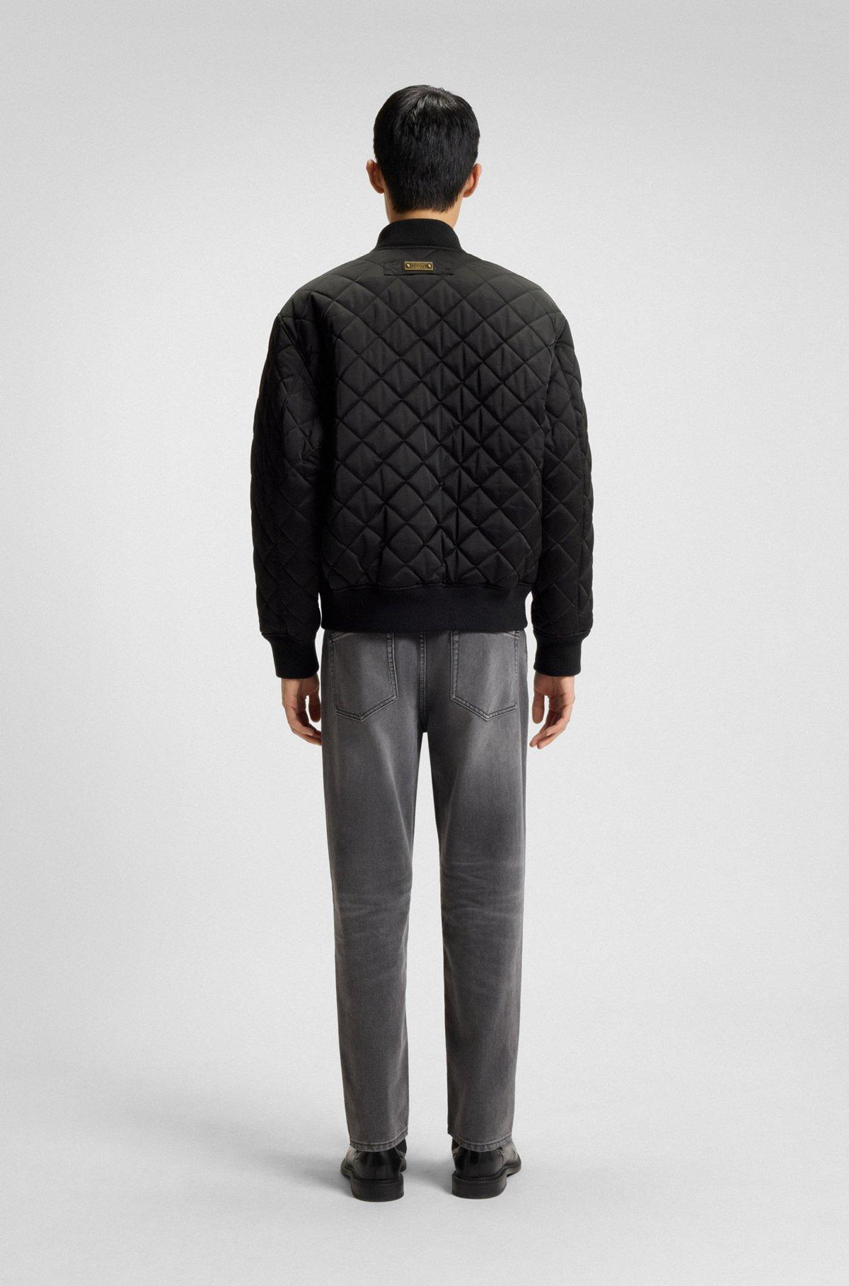 Water-repellent jacket in quilted satin Product Image