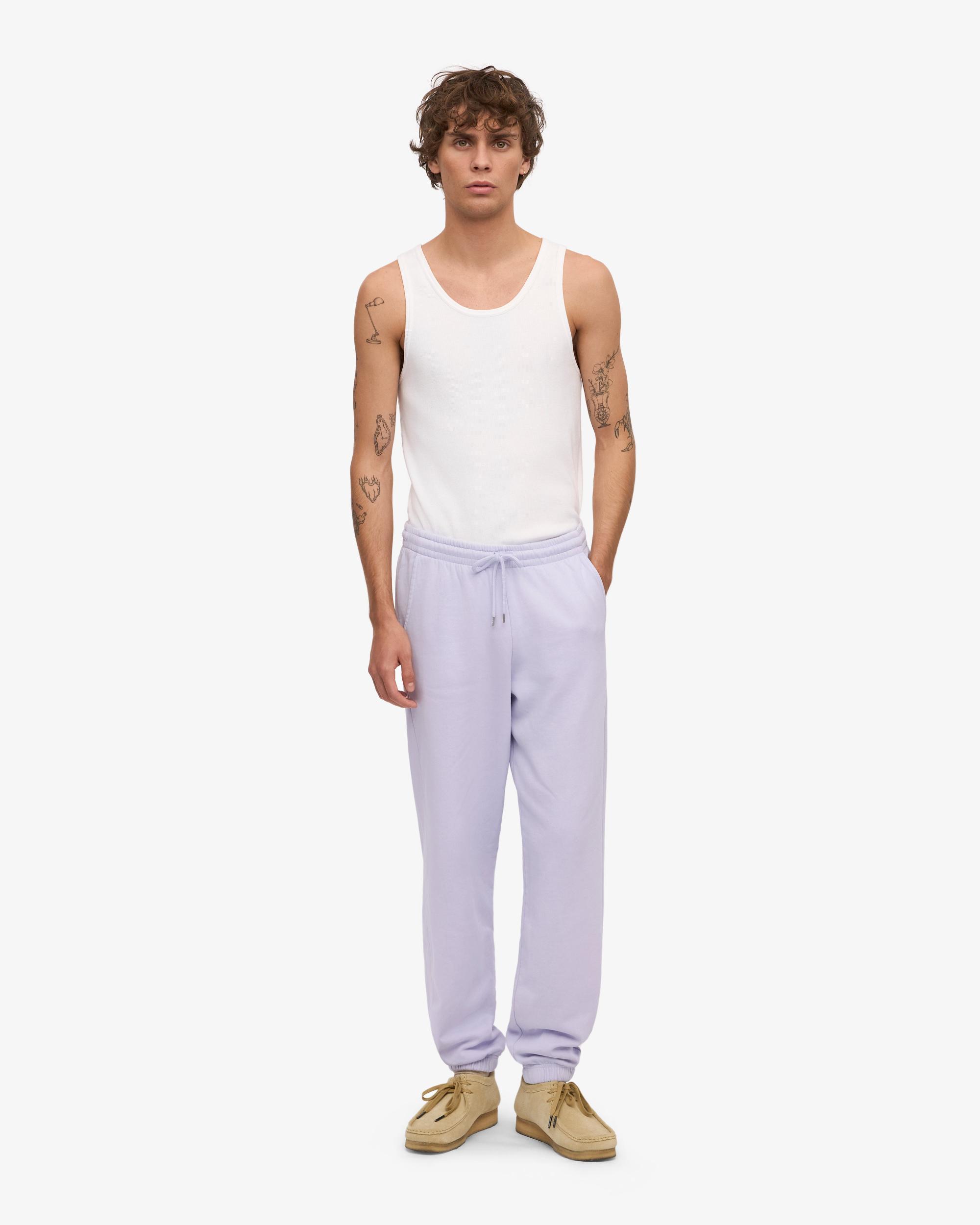 Organic Sweatpants - Soft Lavender Product Image
