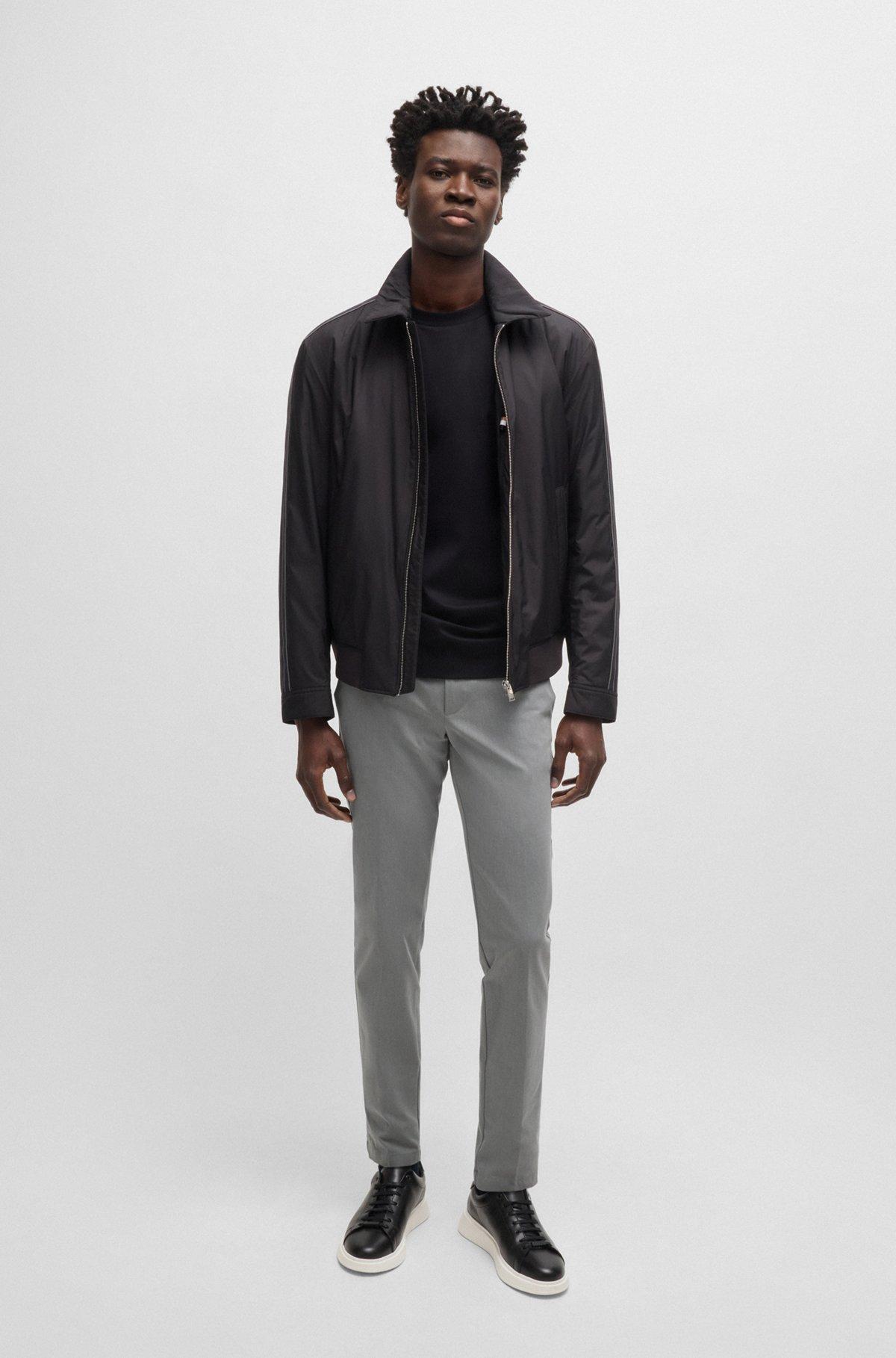 Slim-fit trousers in stretch cotton Product Image