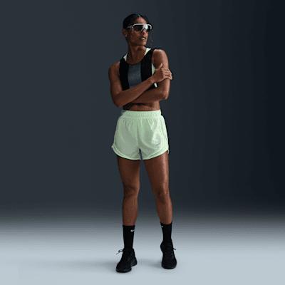 Nike Womens Tempo Dri-FIT Mid-Rise Brief-Lined Running Shorts | HM6096-675 Product Image