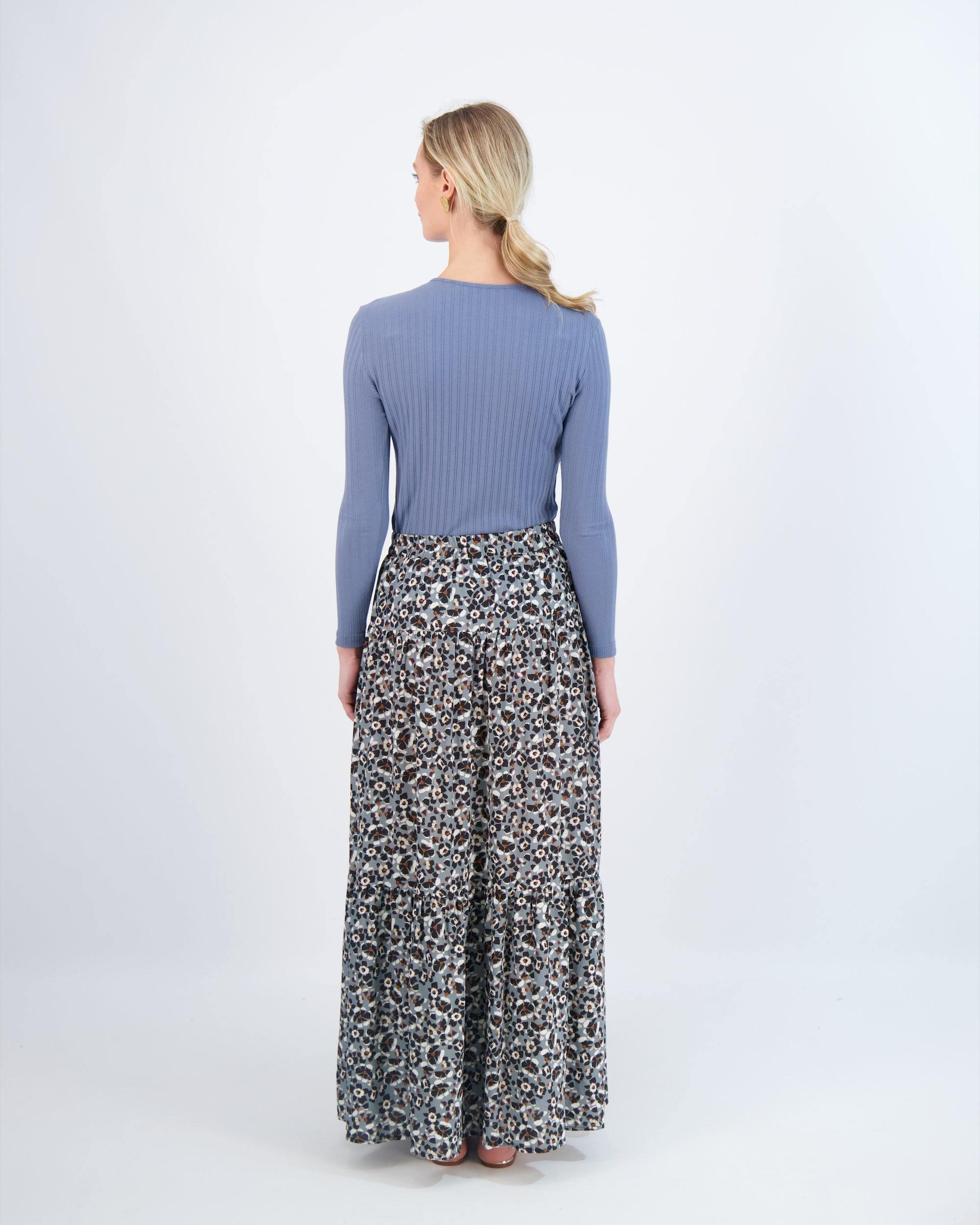 Pashmina Rib Crew Neck Tee Product Image