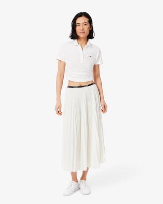 Long Pleated Elasticated Waist Skirt Product Image