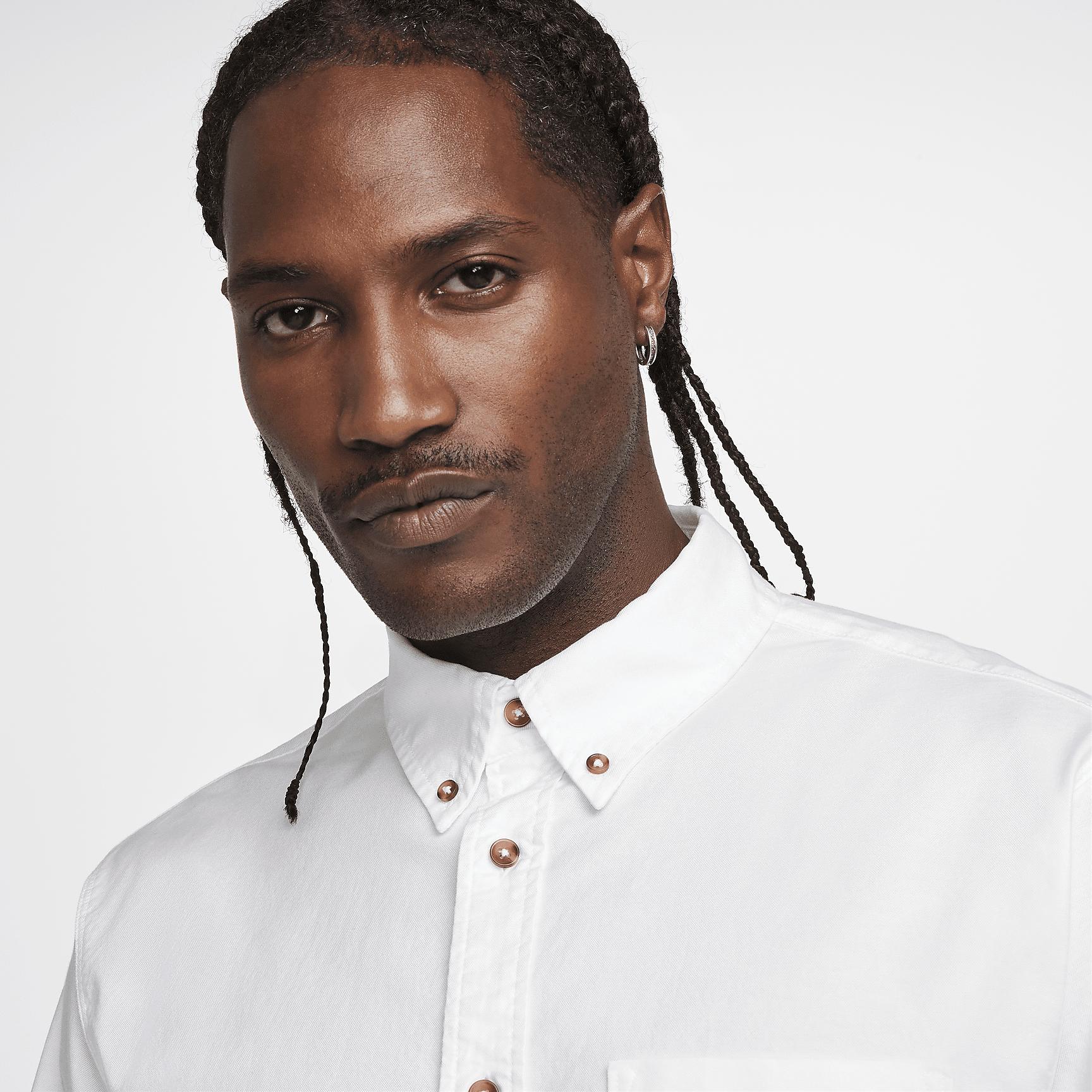 Nike Life Men's Long-Sleeve Oxford Button-Down Shirt Product Image