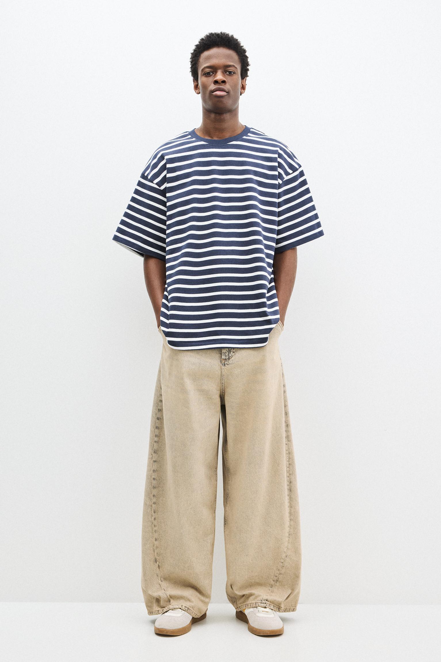 Striped short sleeve T-shirt Product Image