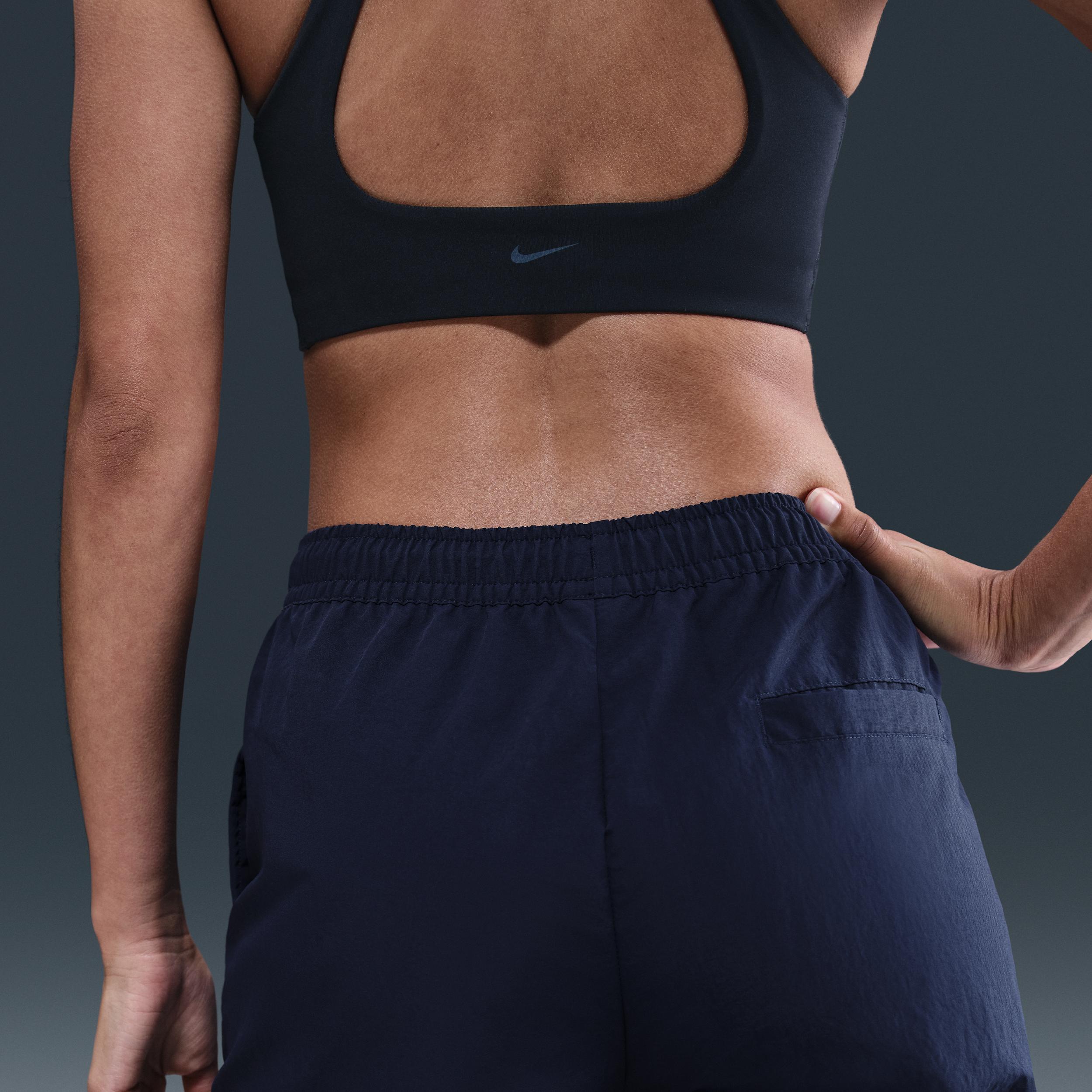Womens Nike Sportswear Everything Wovens Mid-Rise Open-Hem Pants | FQ3588-410 Product Image