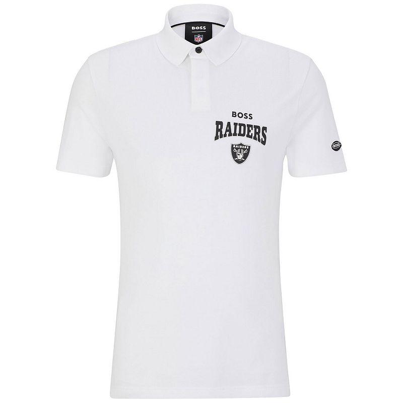 Men's BOSS X NFL Black/Royal Los Angeles Rams Punter Polo,  Product Image