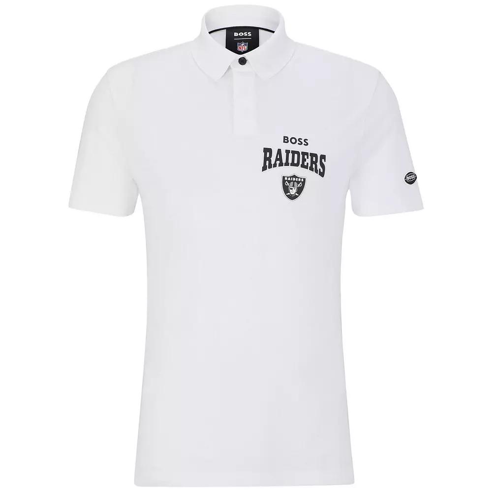Men's BOSS X NFL Black/Royal Los Angeles Rams Punter Polo,  Product Image