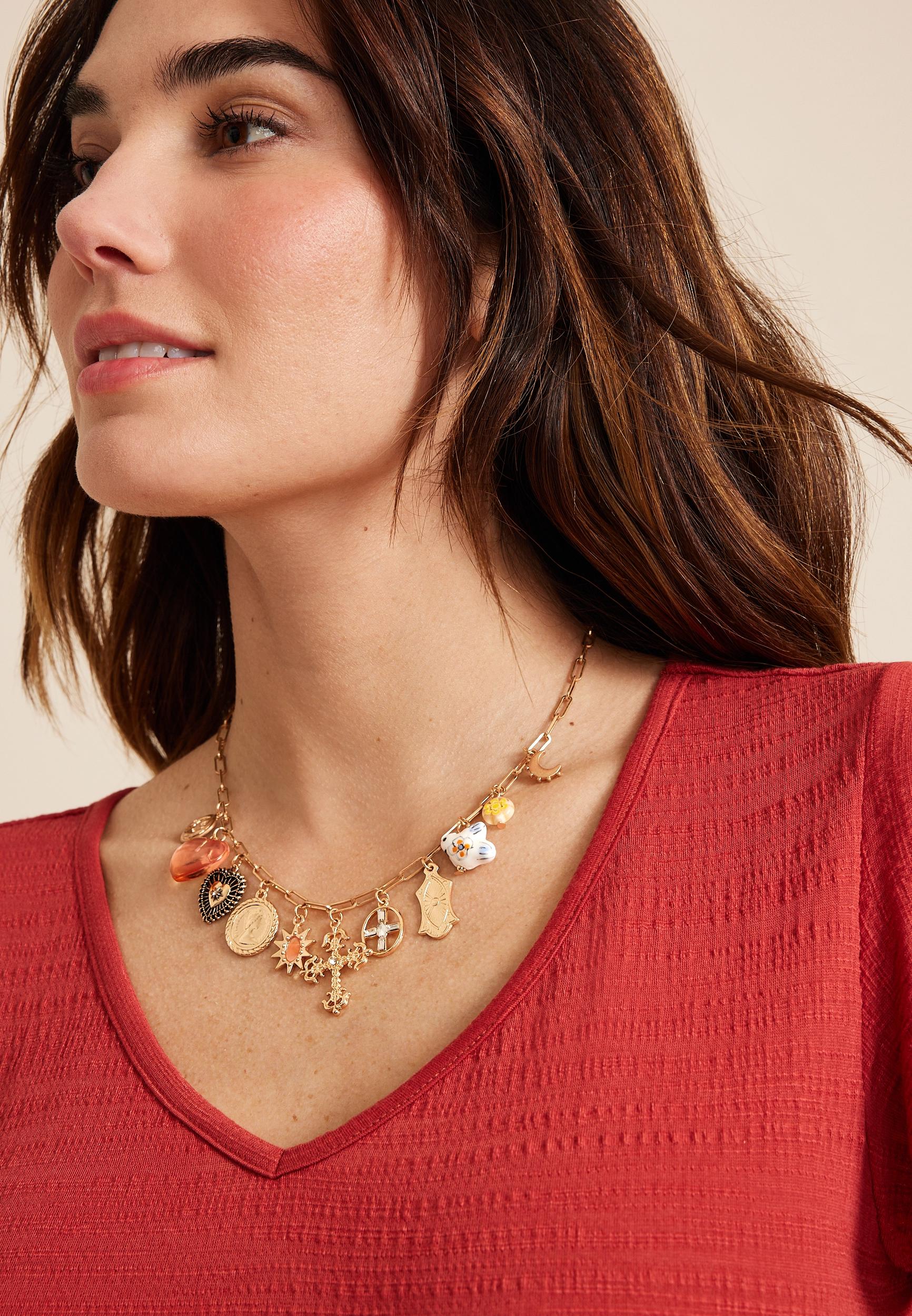 Cross Charm Necklace Product Image