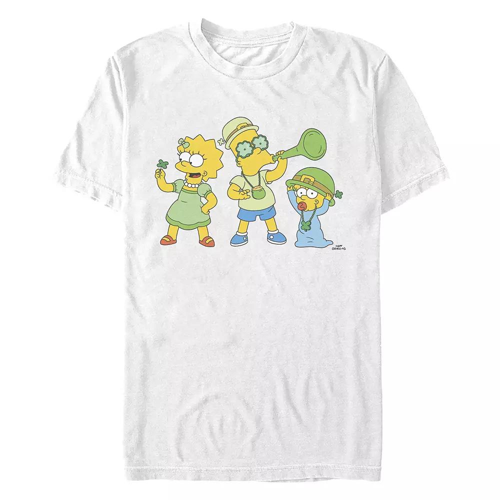 Men's The Simpsons Saint Patrick's Day Party Graphic Tee,  Product Image
