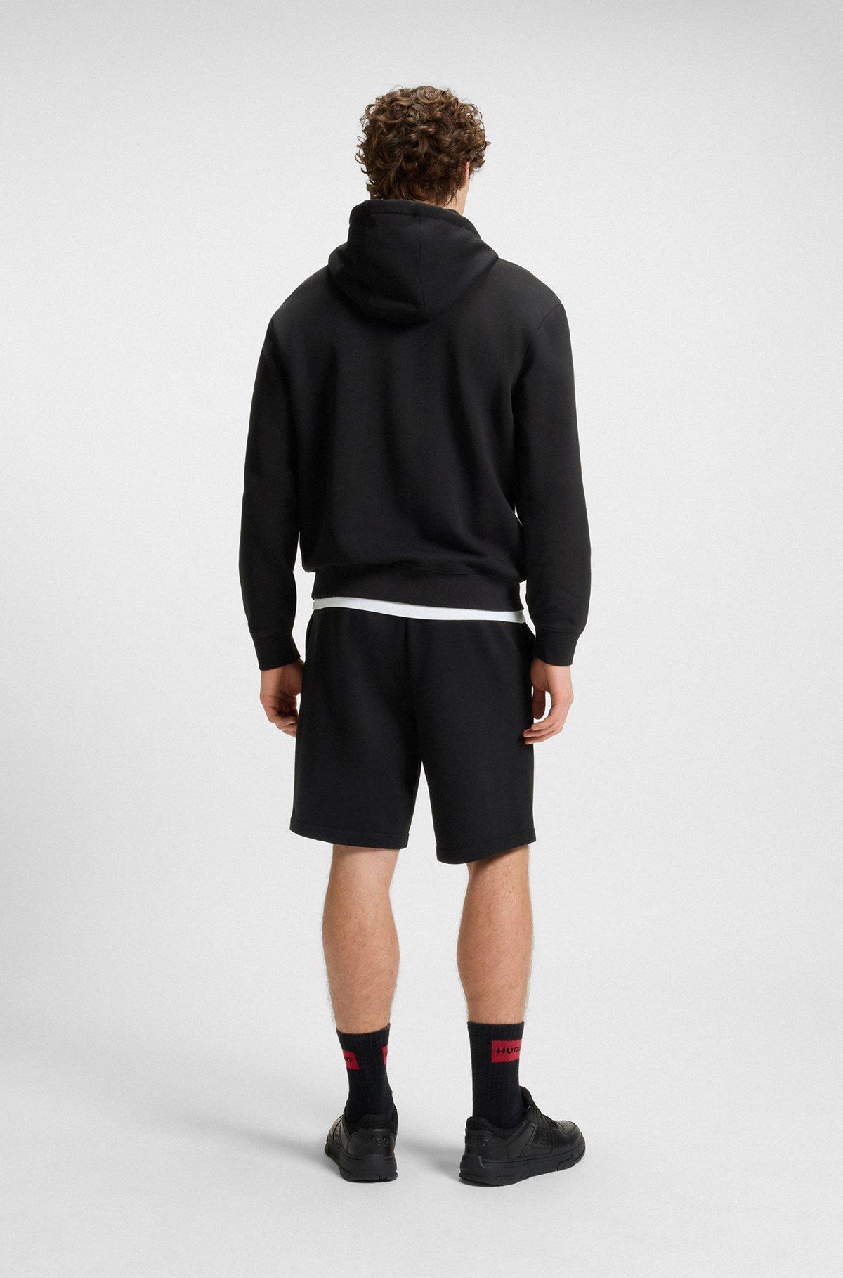 Relaxed-fit shorts in cotton terry with logo print Product Image