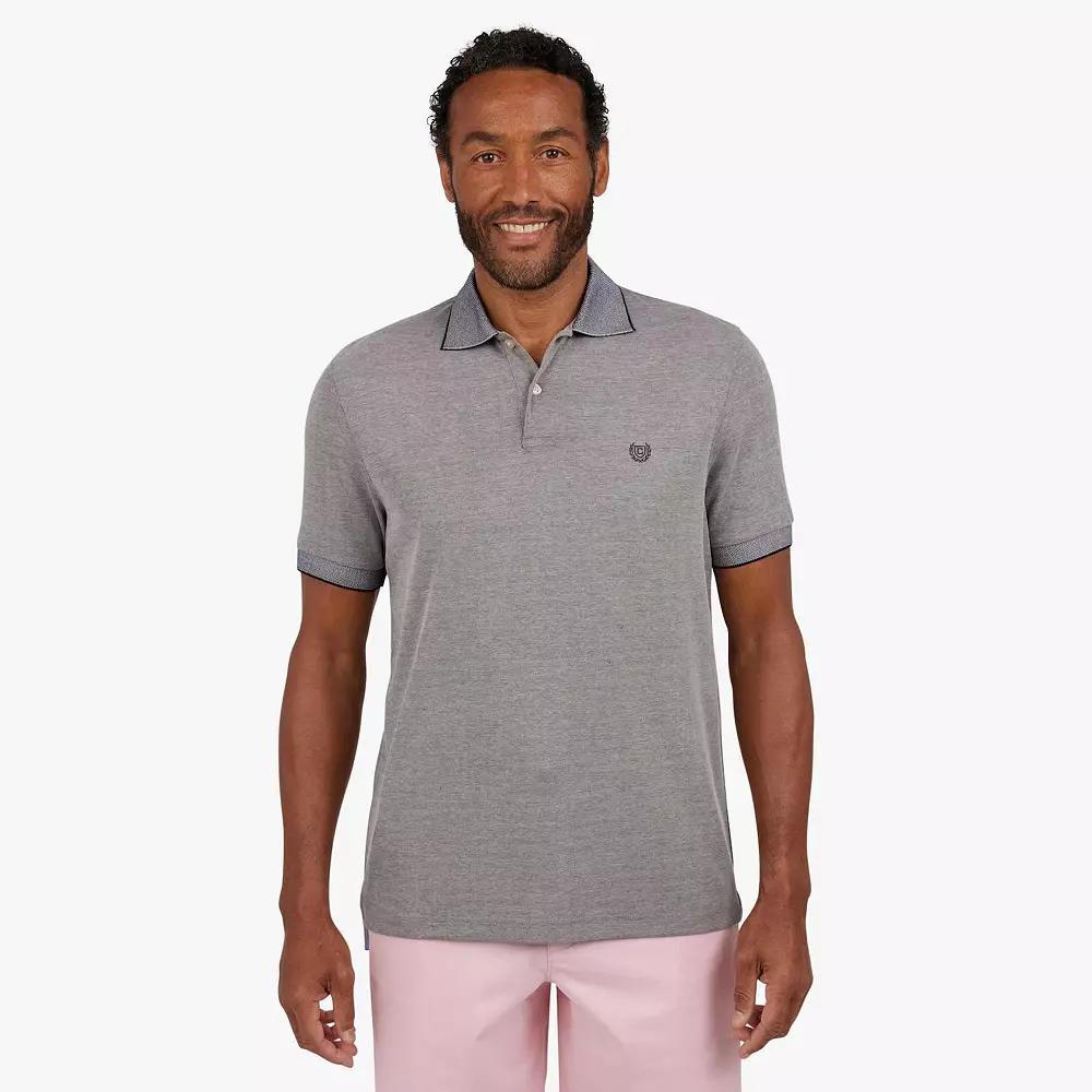 Men's Chaps Stretch Short Sleeve Polo, Size: Medium, American Black Product Image