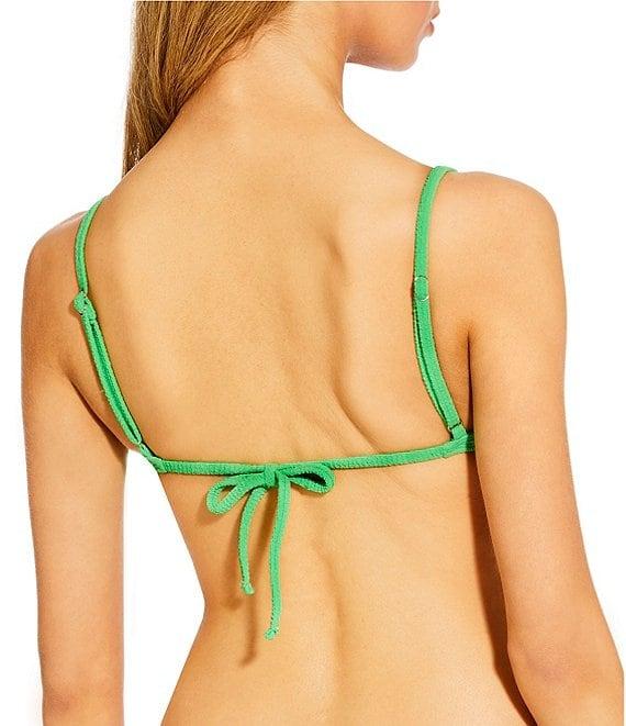 GB Solid Scrunchie Textured Classic Hipster Swim Bottom Product Image