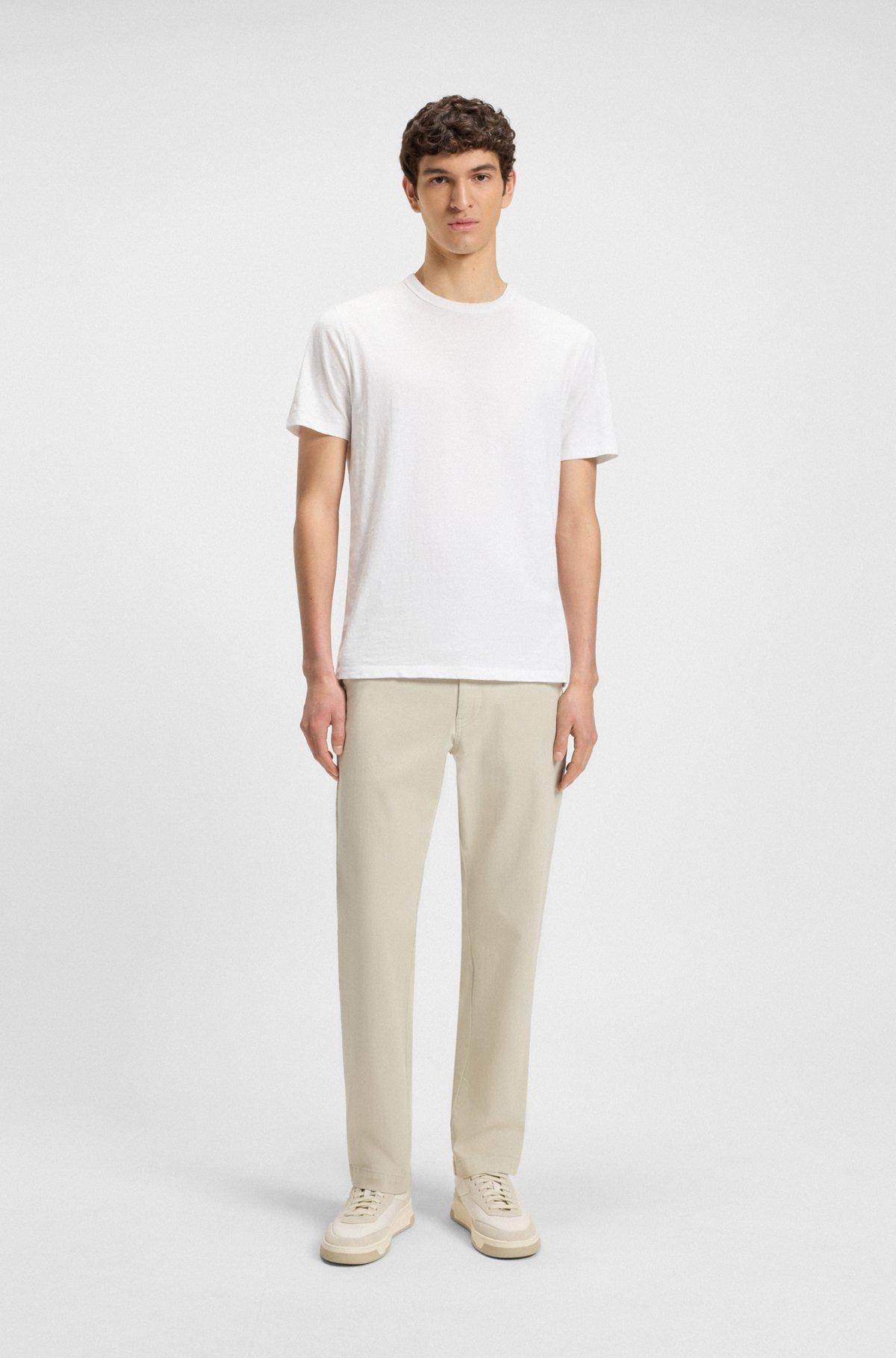 Slub-cotton T-shirt with logo detail Product Image