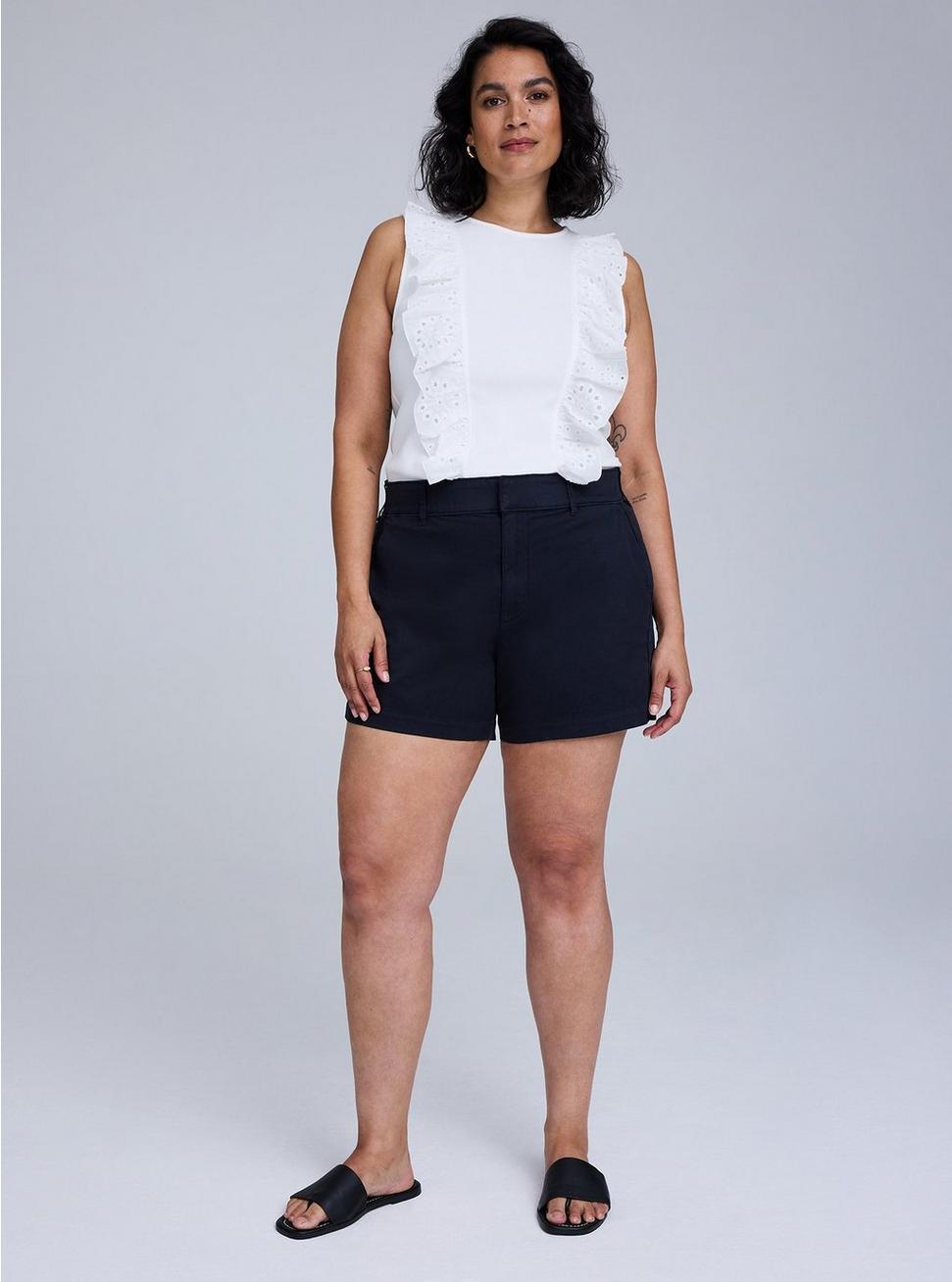 Belle Isle Eyelet Ruffle Tank Product Image