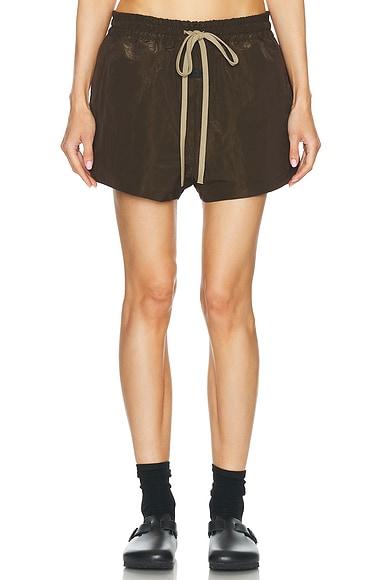 Wrinkled Polyester Running Short Product Image