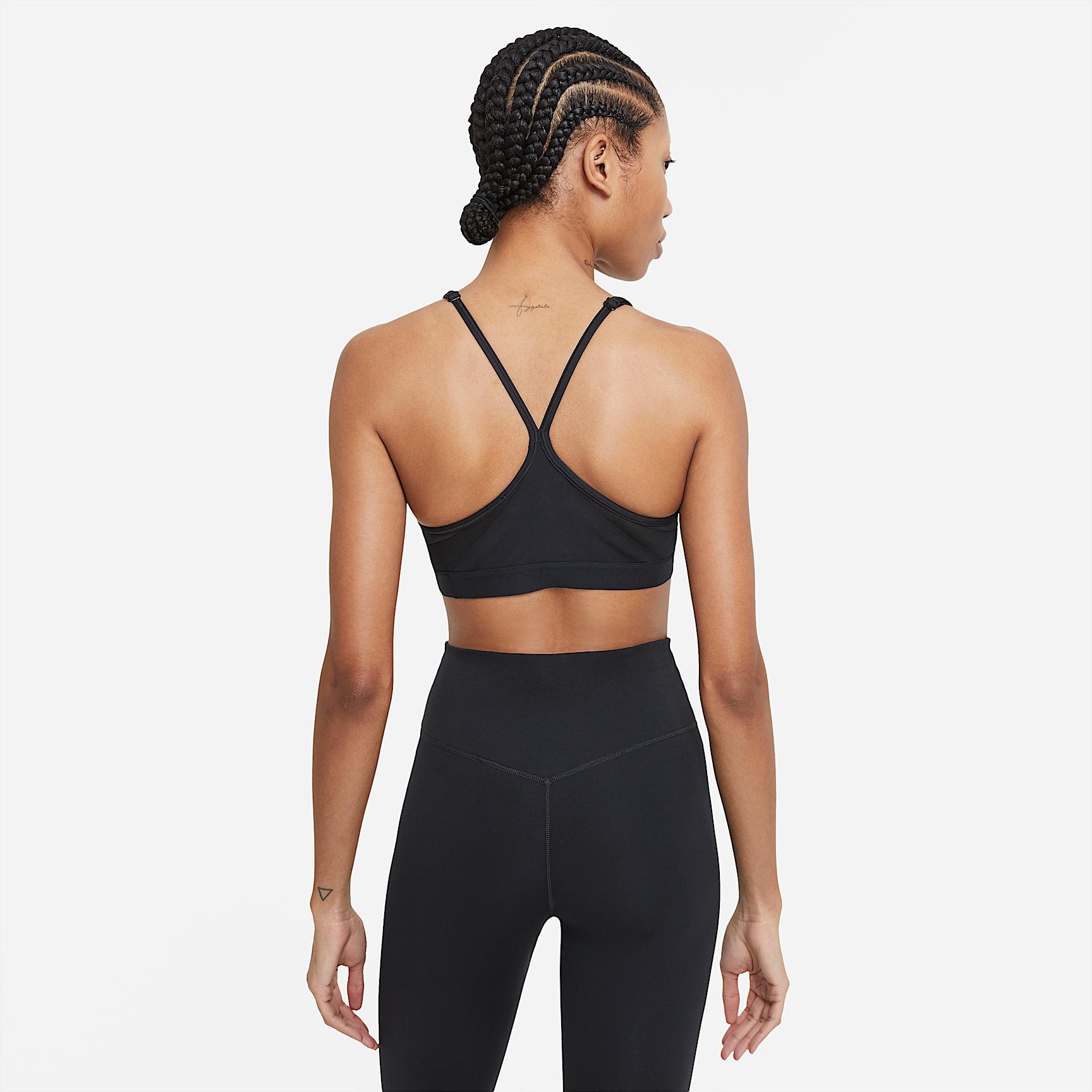 Nike Womens Indy Light-Support Padded V-Neck Sports Bra | CZ4456-010 Product Image