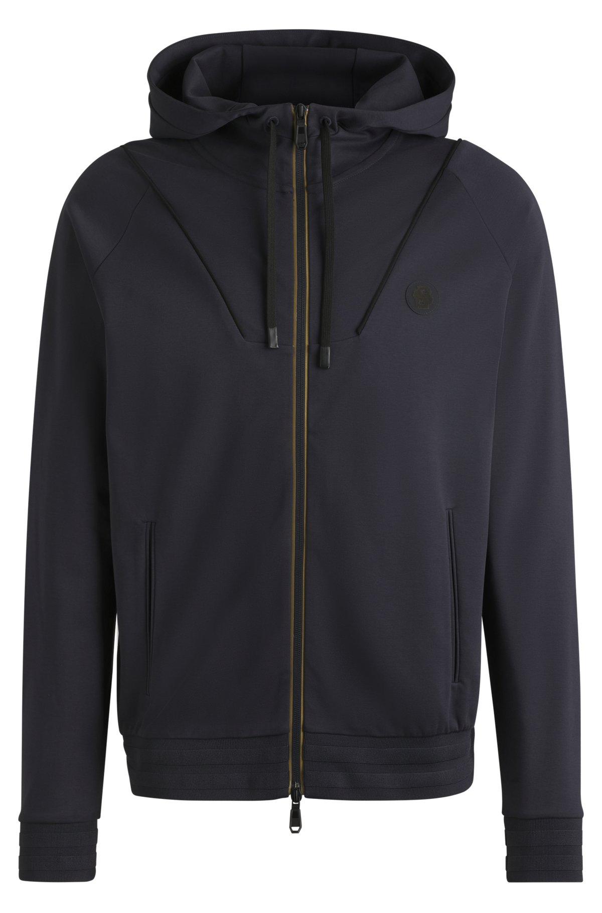 Zip-up hoodie with Double B monogram Product Image