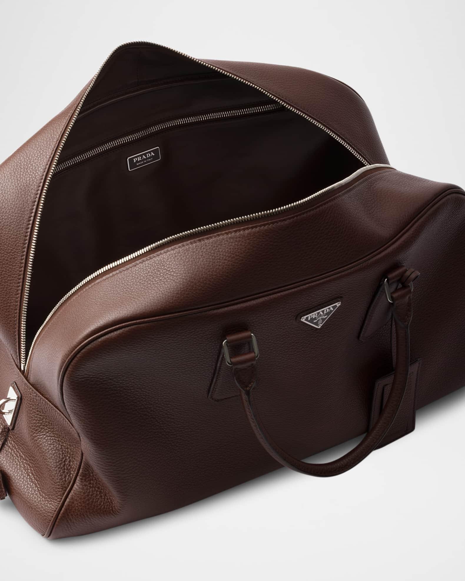 Triangle Leather Duffle Bag Product Image