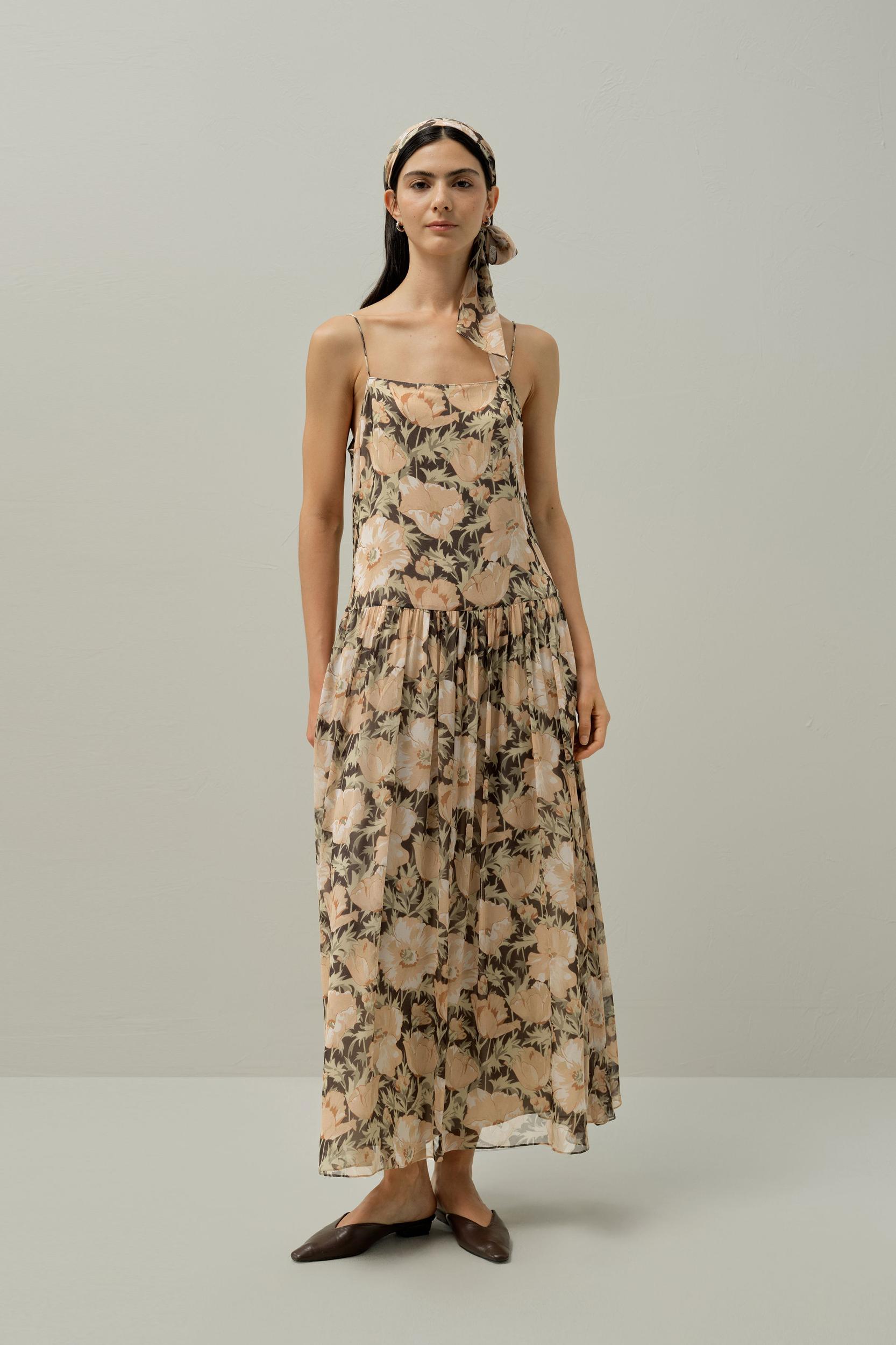 Poppy Parade Slip Dress -Made With Liberty Fabric Product Image