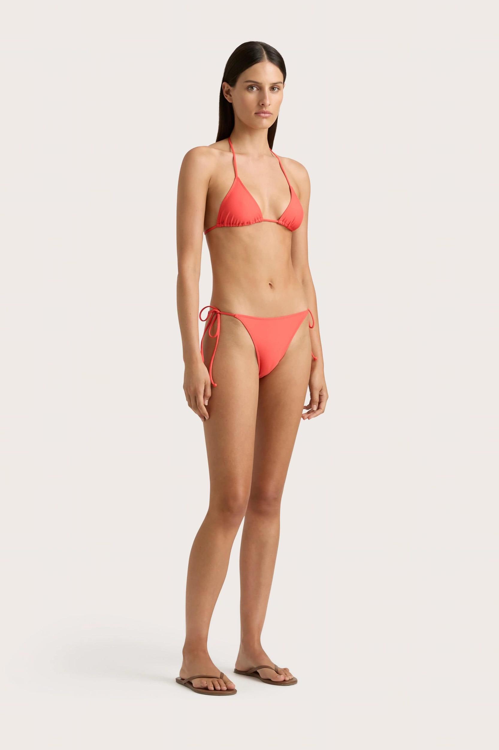 Sol Bikini Top Vermillion - Final Sale Product Image