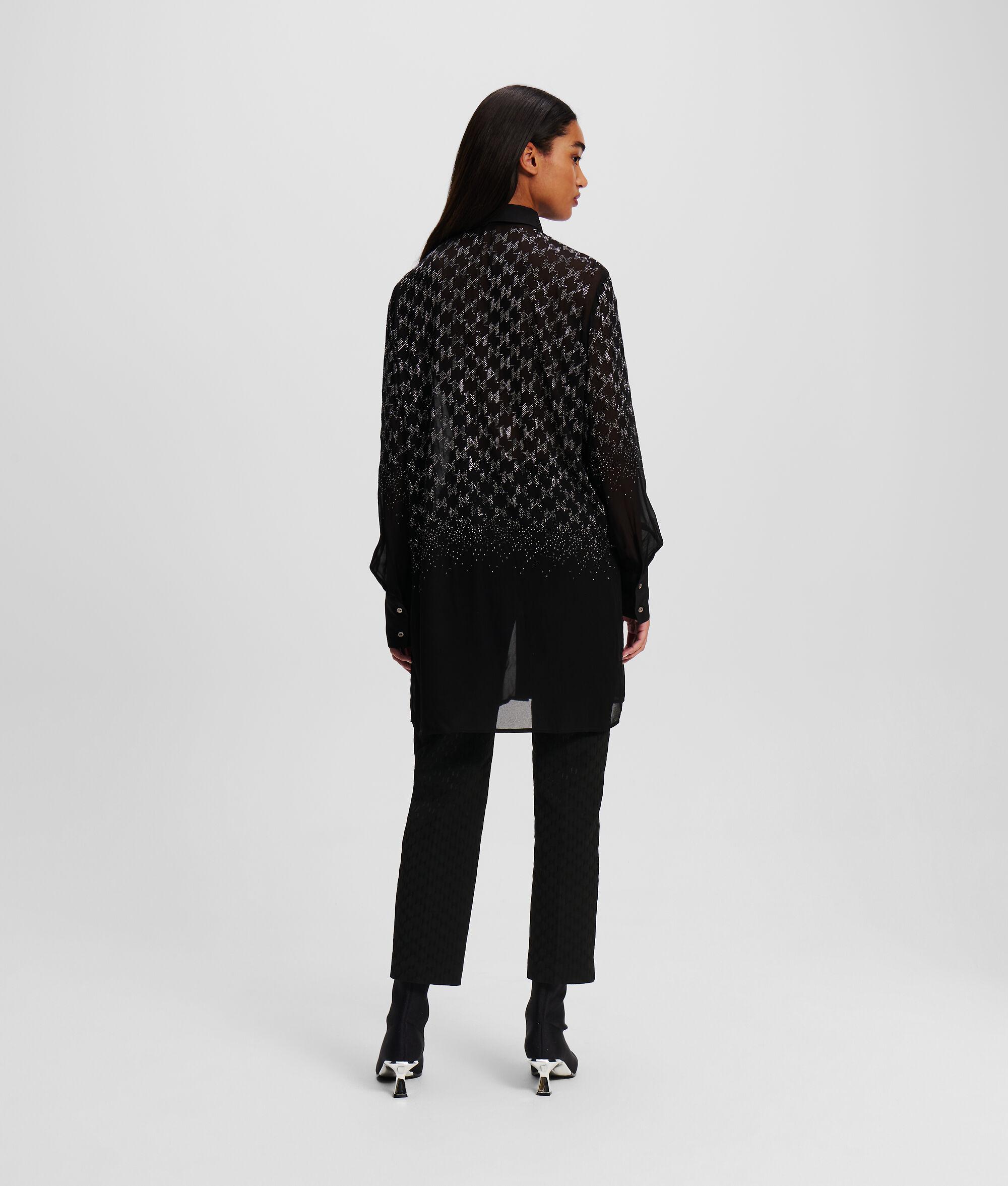 MONOGRAM RHINESTONE TUNIC SHIRT Product Image