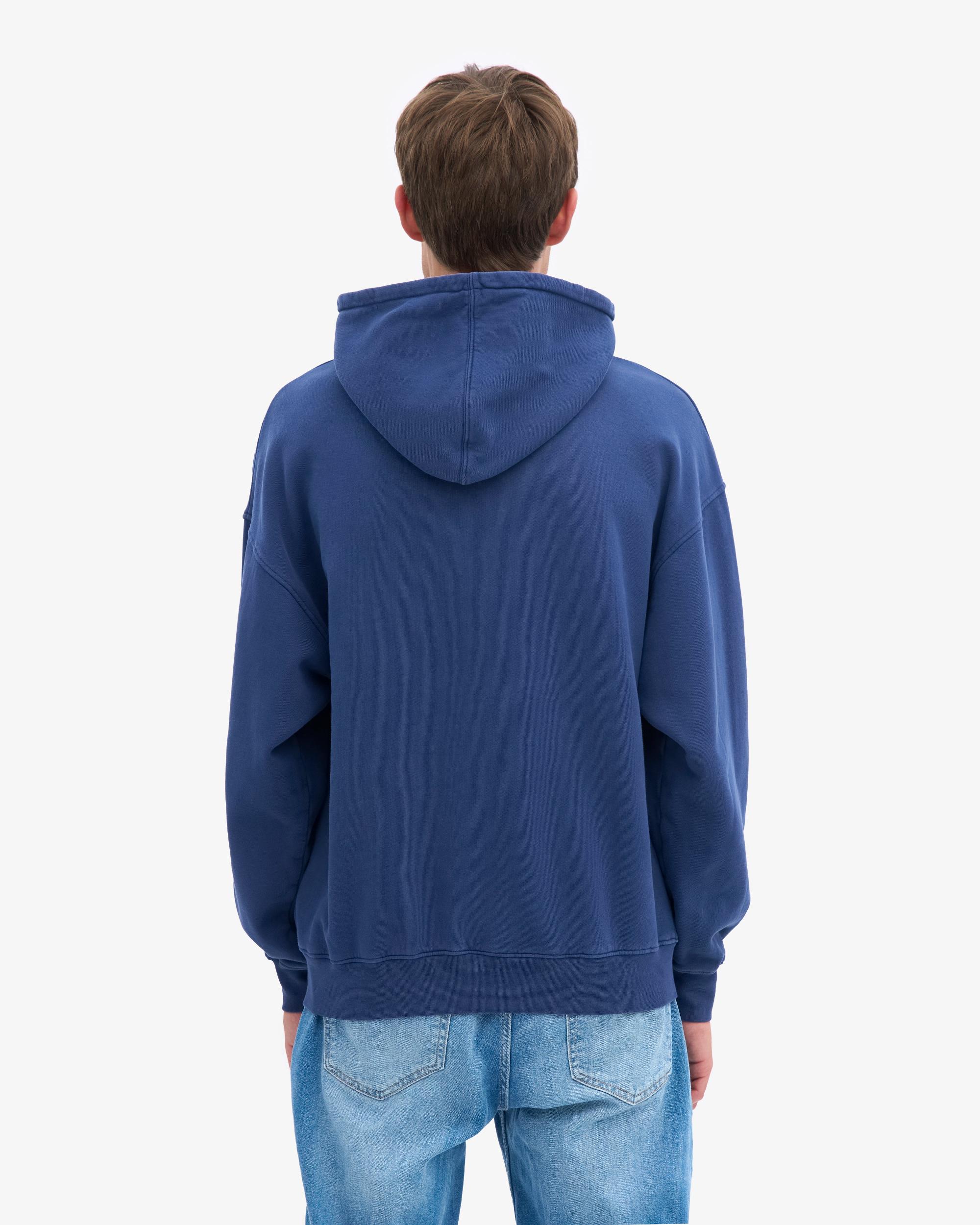 Organic Oversized Hood - Marine Blue Product Image