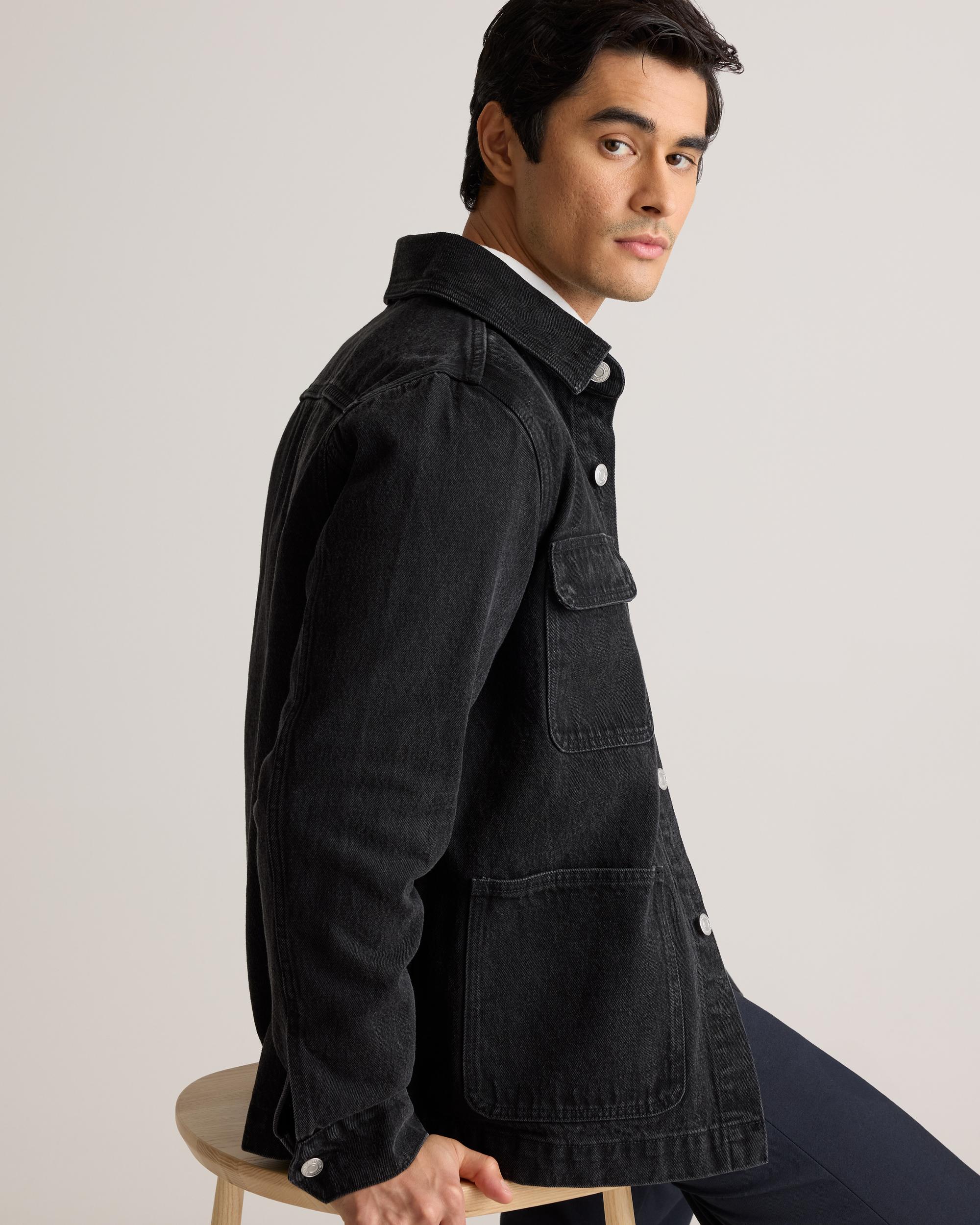 Quince | Men's Denim Chore Jacket Organic Cotton Product Image