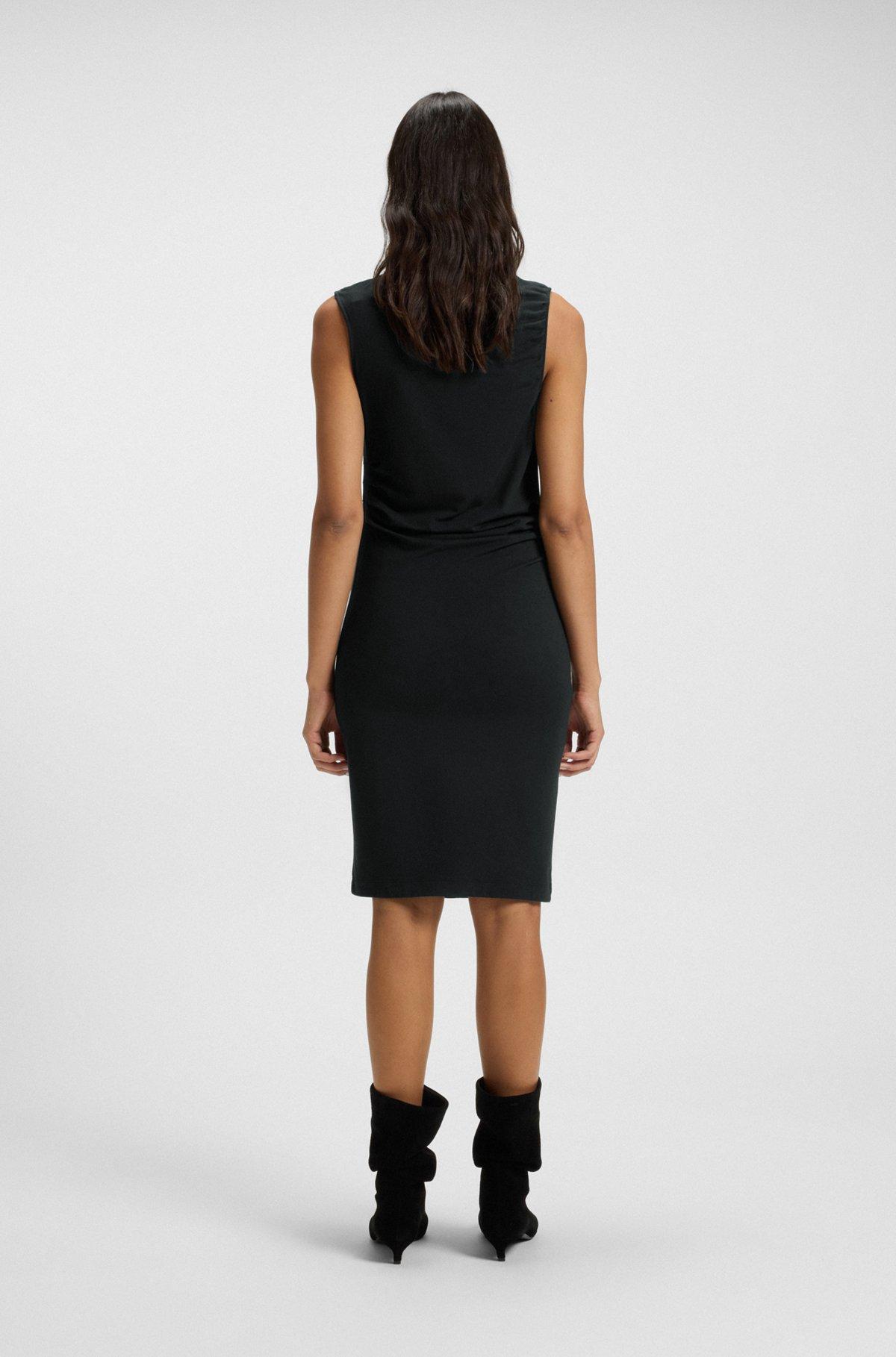 Dress with asymmetric neckline Product Image
