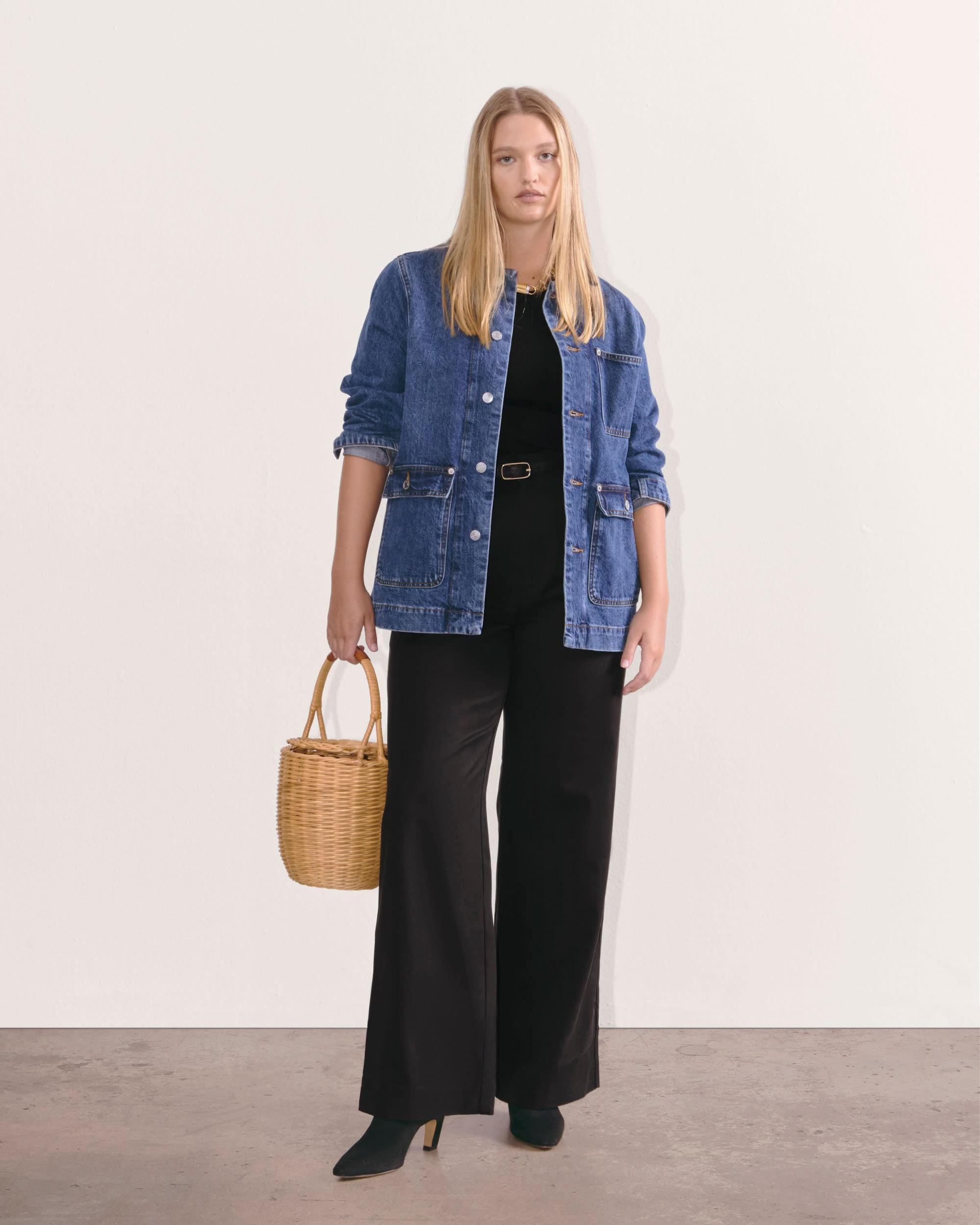 Womens Draper Pleated Pant in Buttersmooth by Everlane Product Image