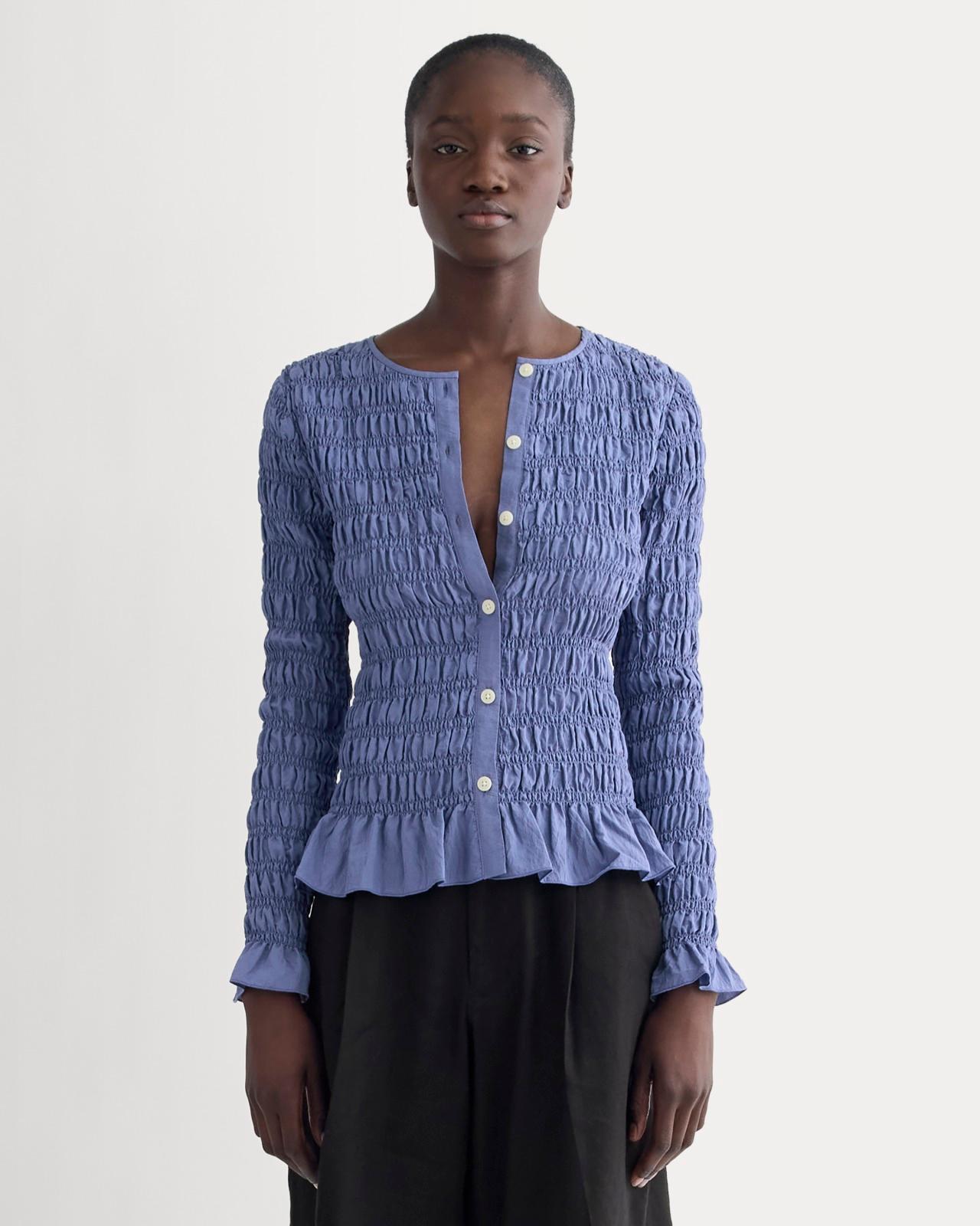 Womens Smocked Cardigan by Everlane Product Image