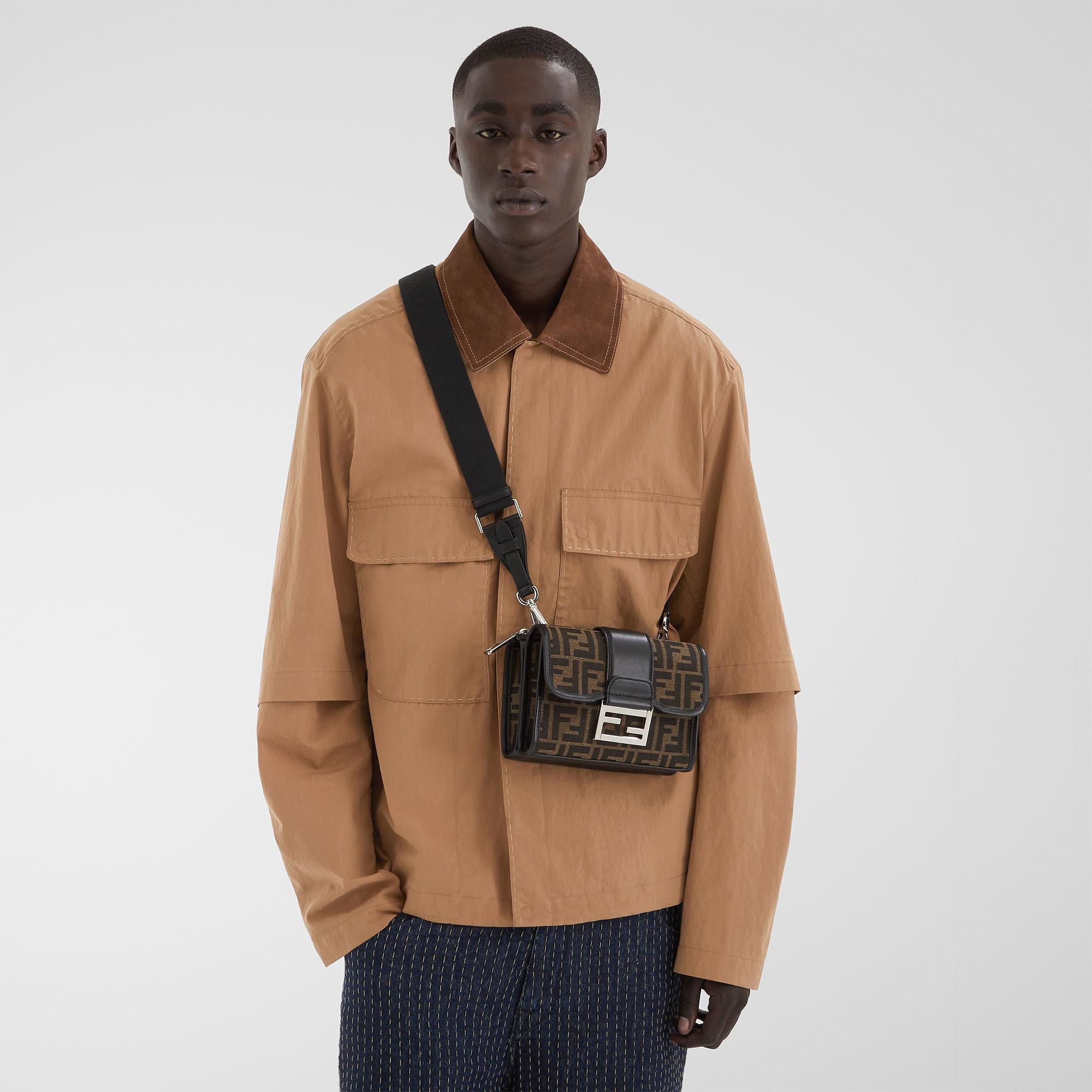 Double BaguetteBrown FF jacquard bag Product Image