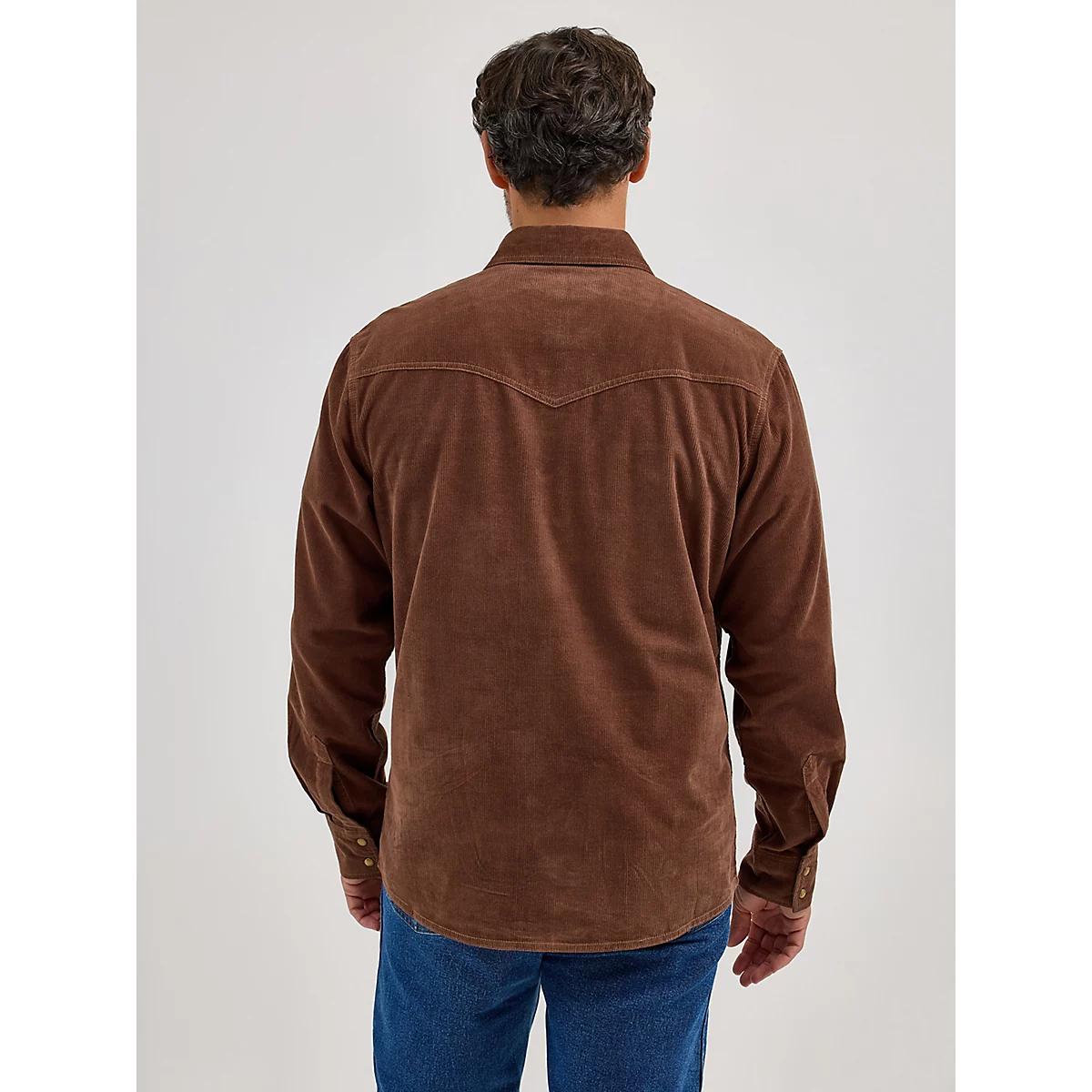 Men's Wrangler® Retro® Premium Western Snap Corduroy Shirt Corduroy Product Image
