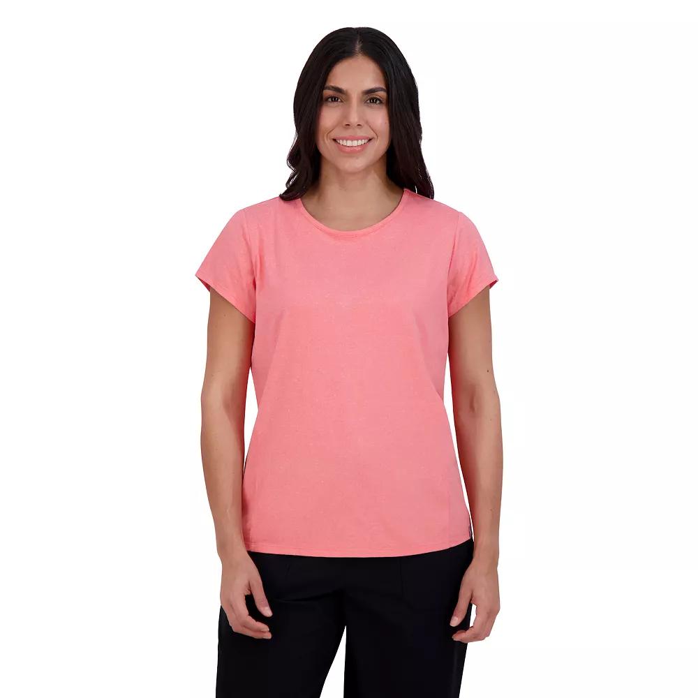 Women's ZeroXposur Melange Short Sleeve T-Shirt, Size: Small, Pink Punch Product Image