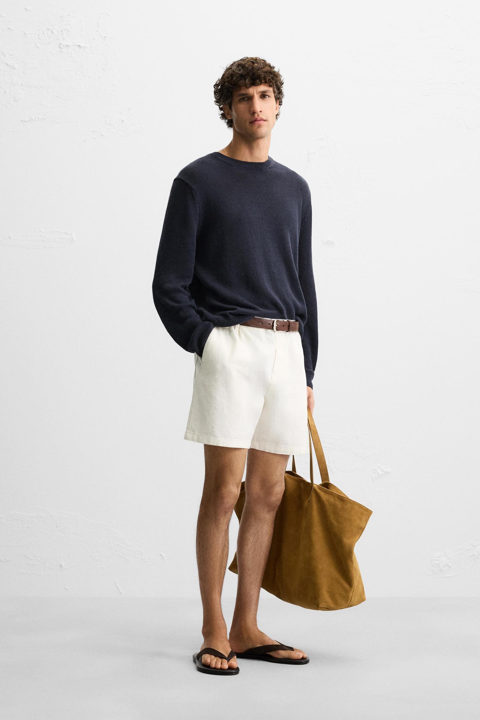 LINEN - COTTON SWEATER Product Image
