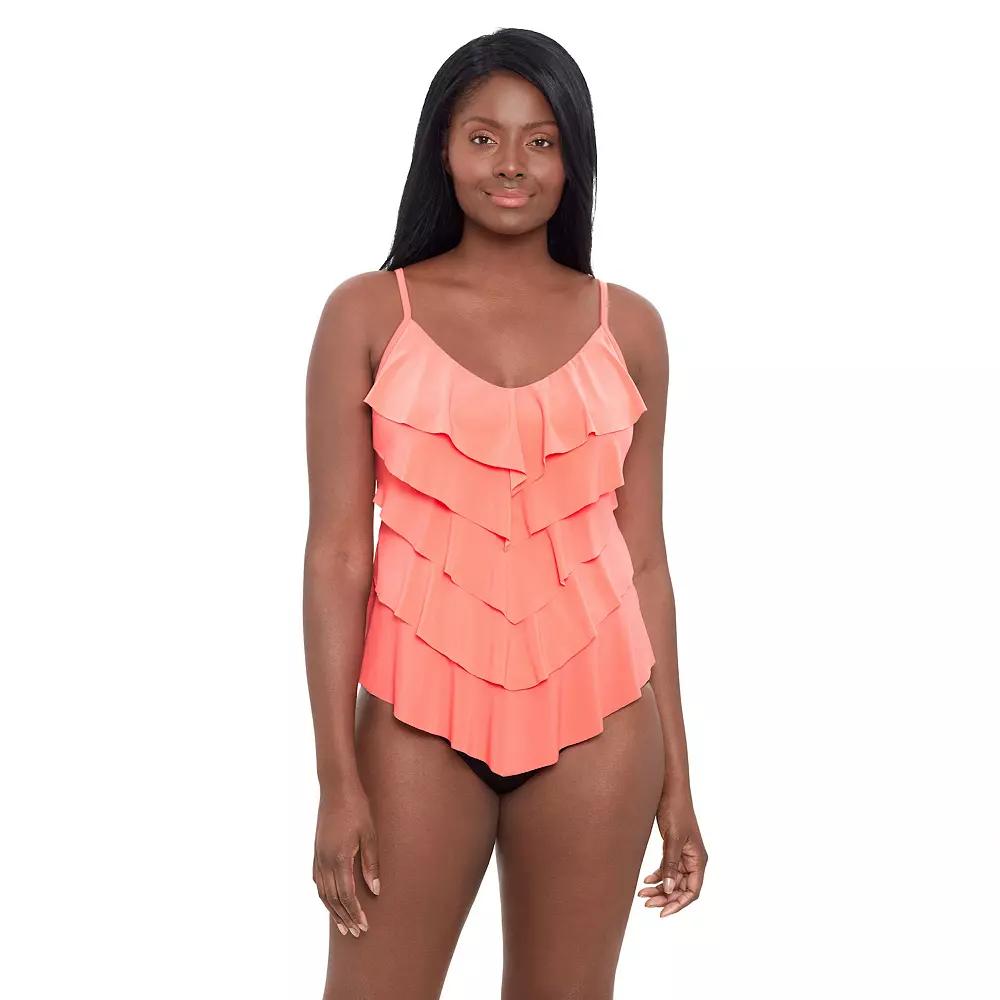 Women's Trimshaper Rachel Tankini Swimsuit Top,  Product Image