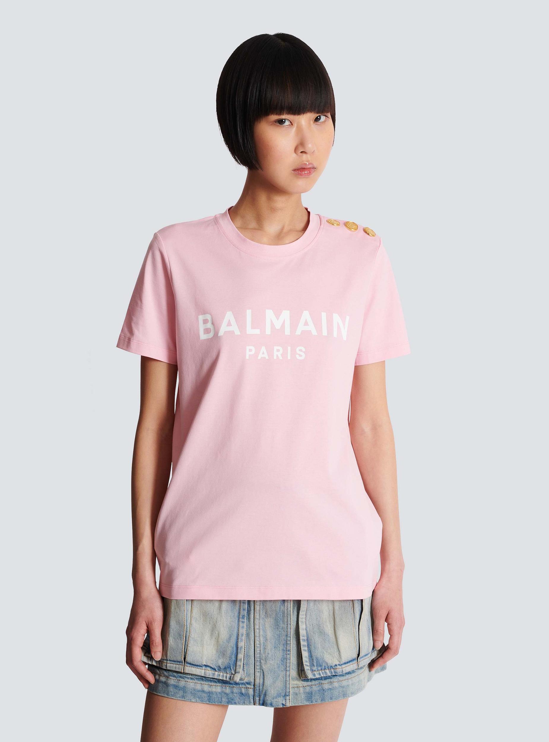 T-shirt with Balmain Paris print Product Image
