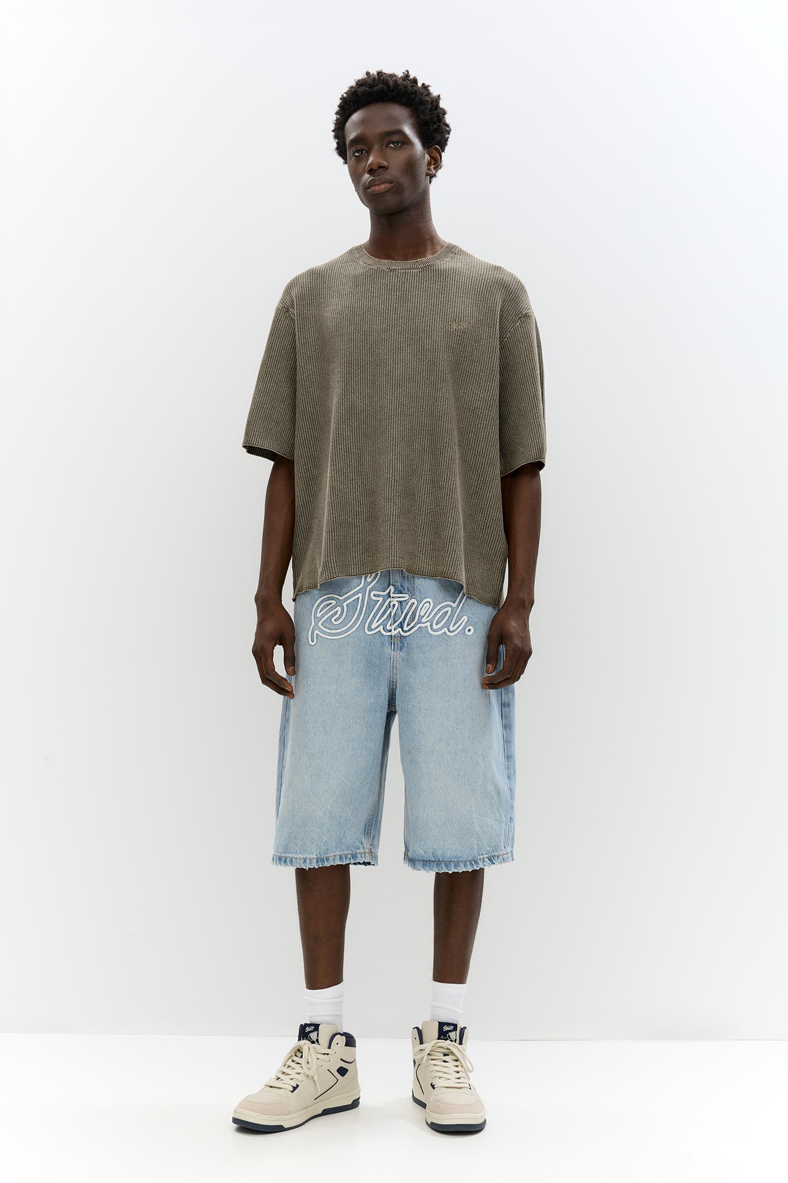 Waffle-knit STWD T-shirt Product Image