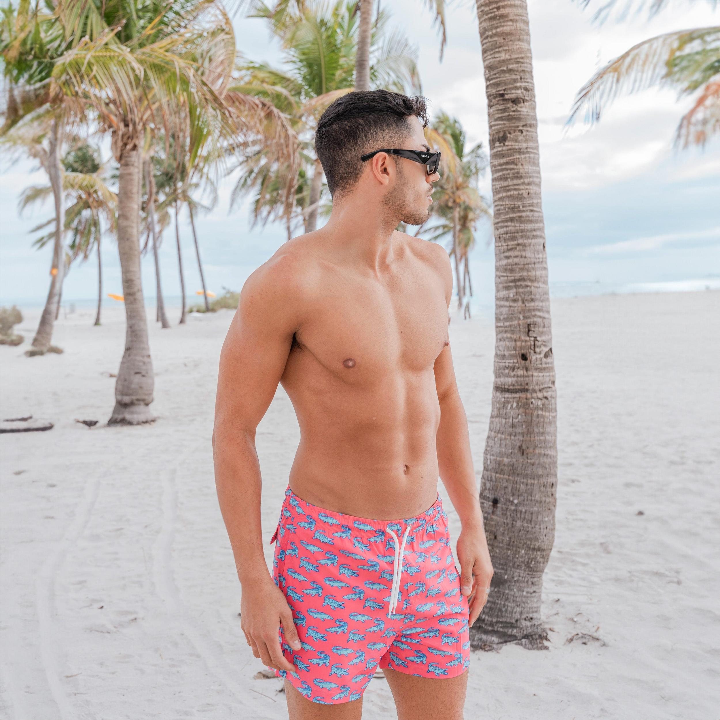 Bermies Crocodile Swim Trunks Male Product Image