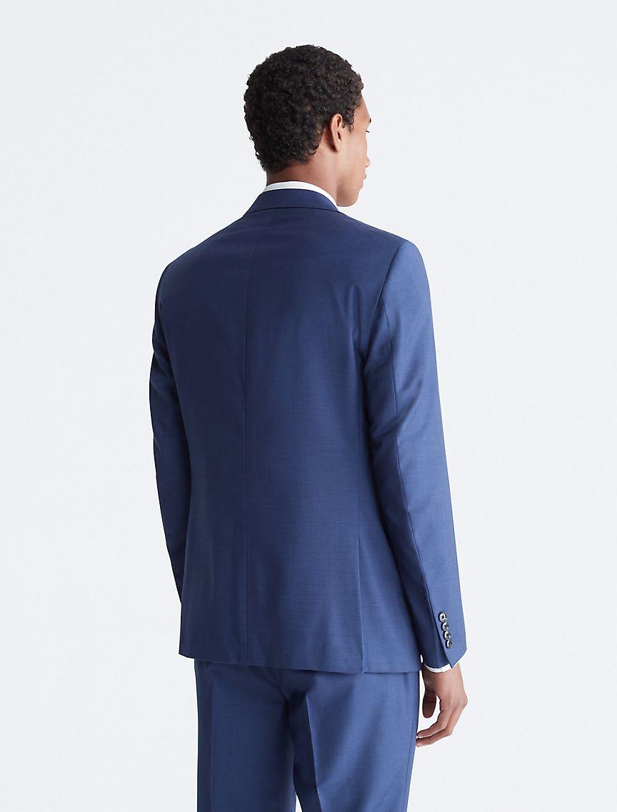 Slim Fit Blue Suit Jacket Product Image