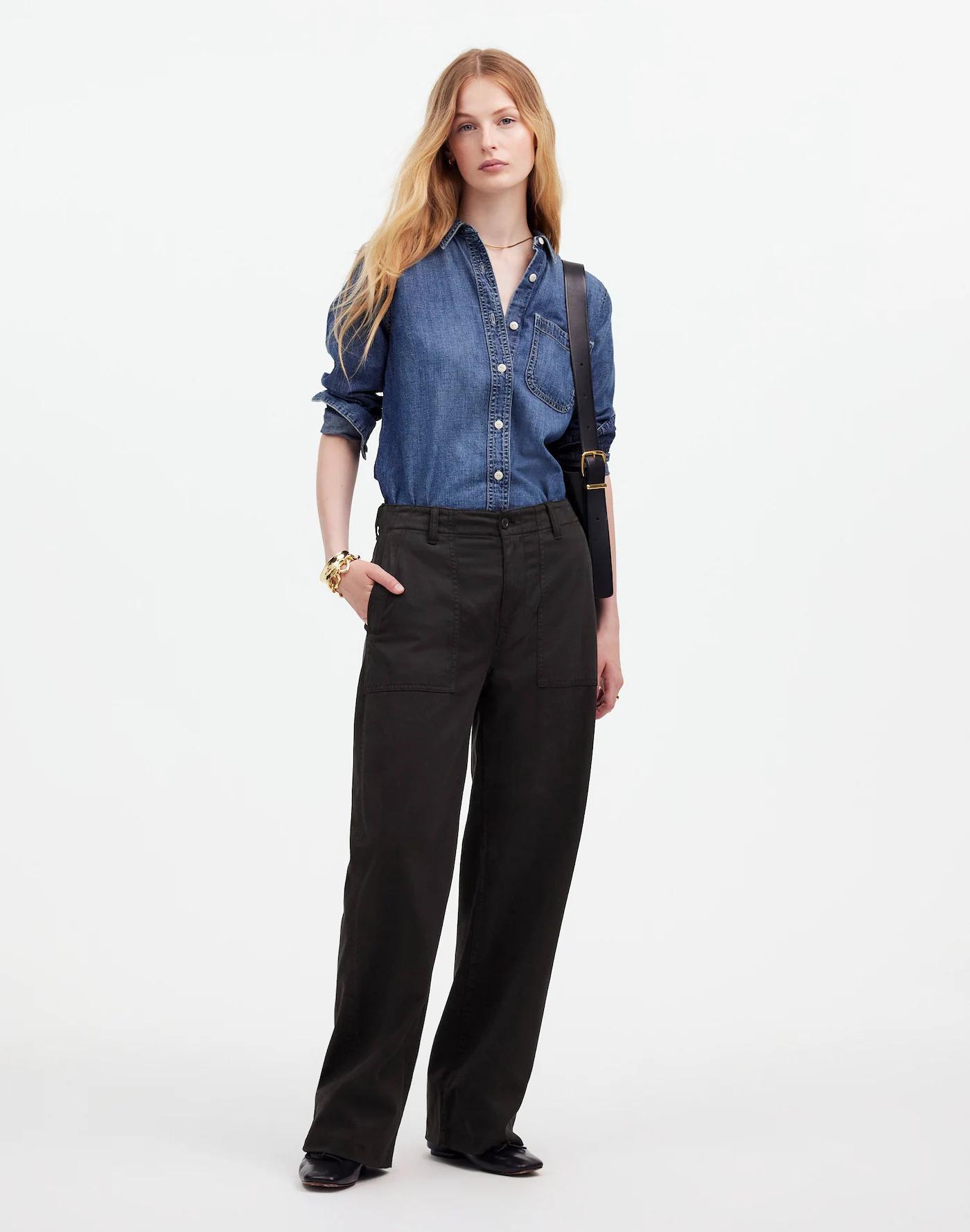 Tall Low-Slung Baggy Utility Pants Product Image